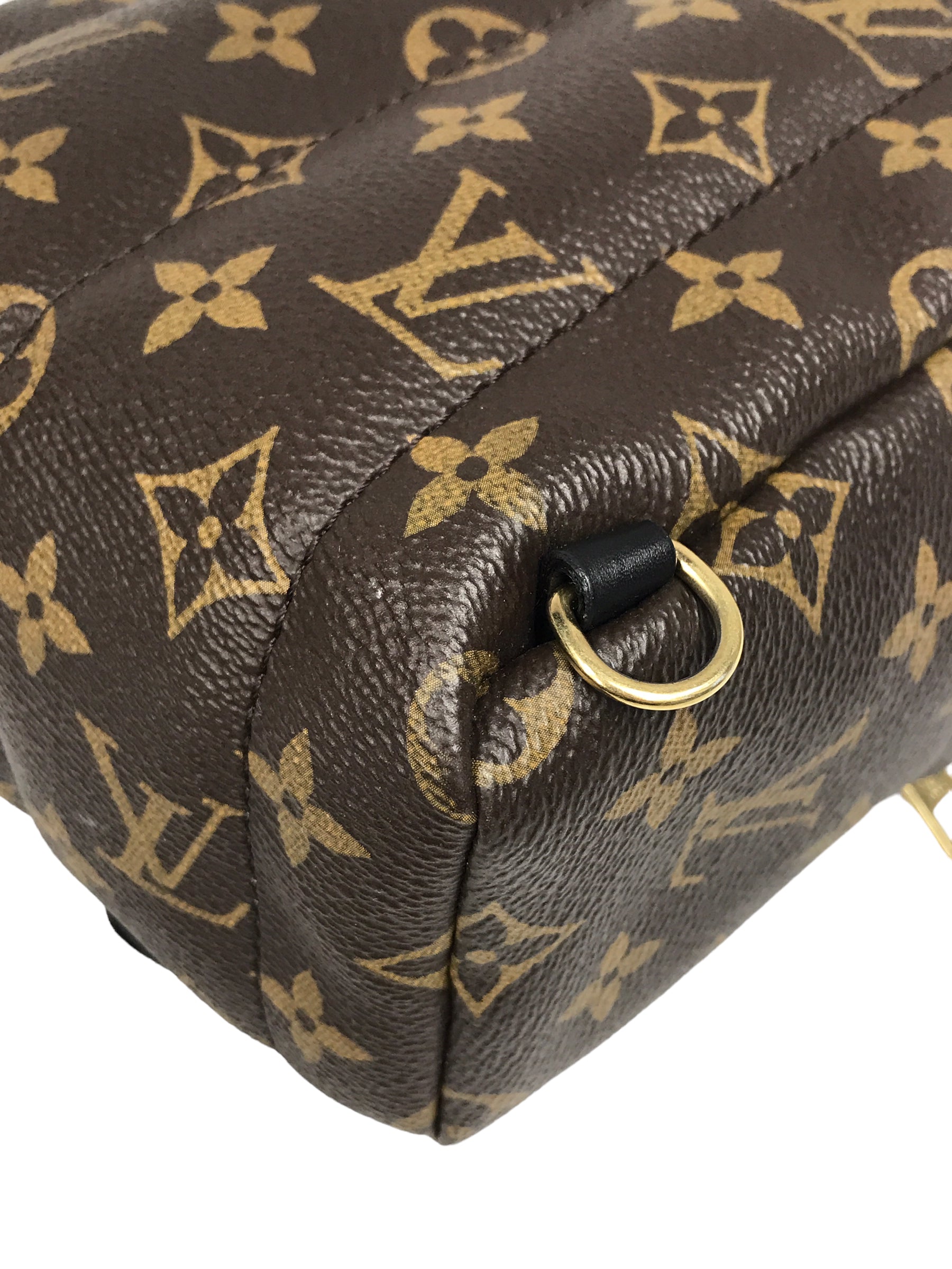 Monogram Coated Canvas Palm Springs Mini Backpack w/ GHW