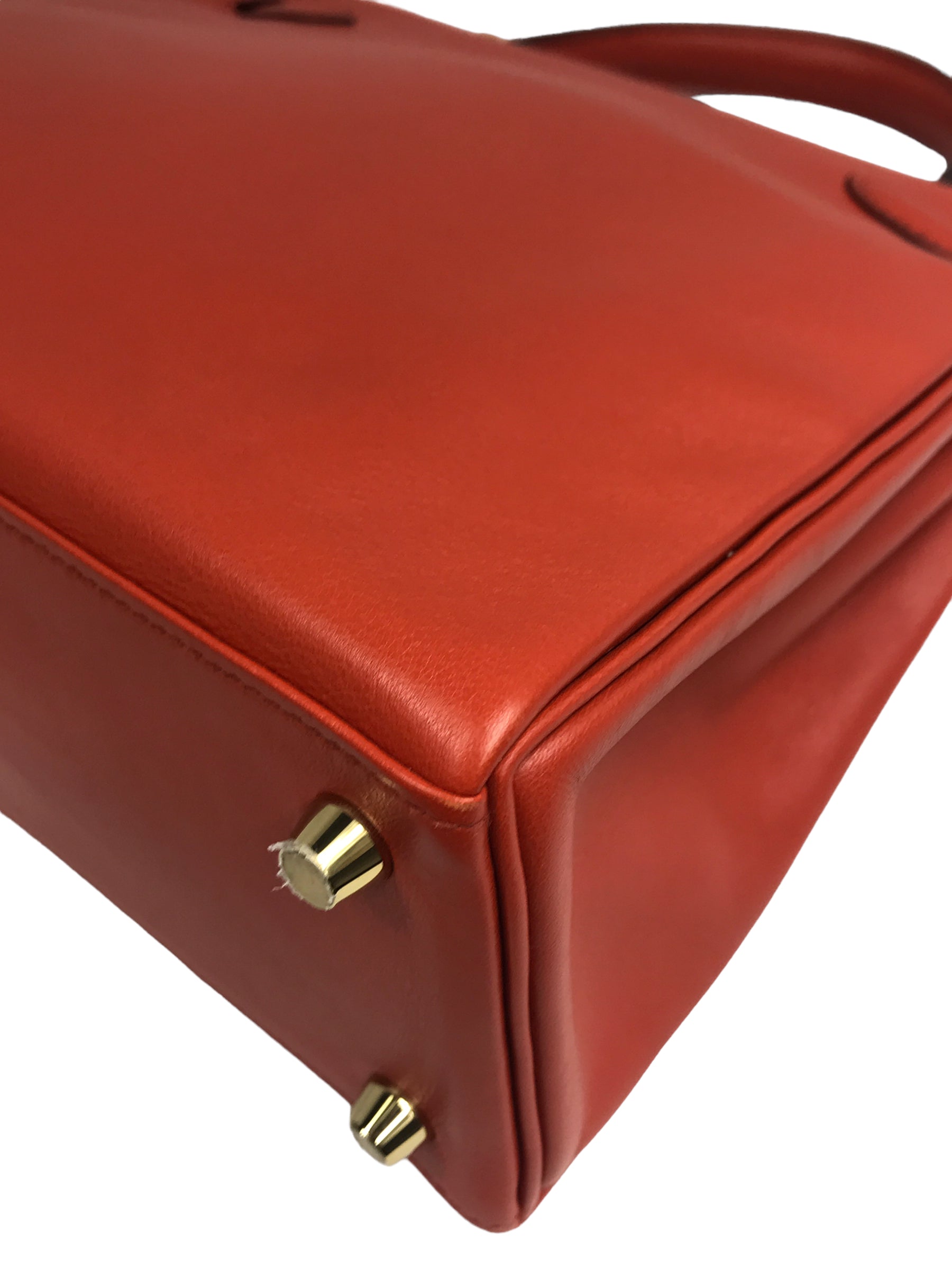 Terre Battue Retourne Swift Leather Kelly 25 w/GHW