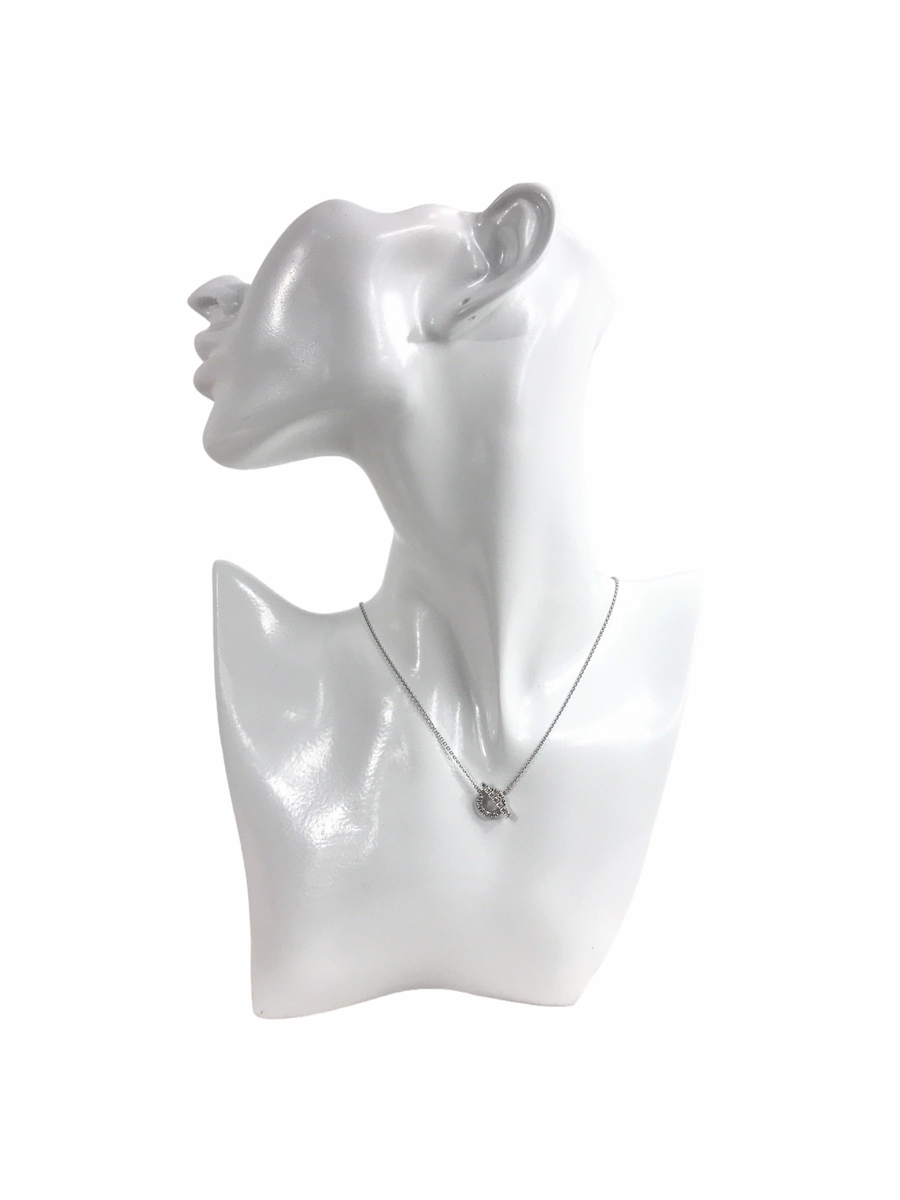 White Gold Diamond Finesse Pendant Necklace