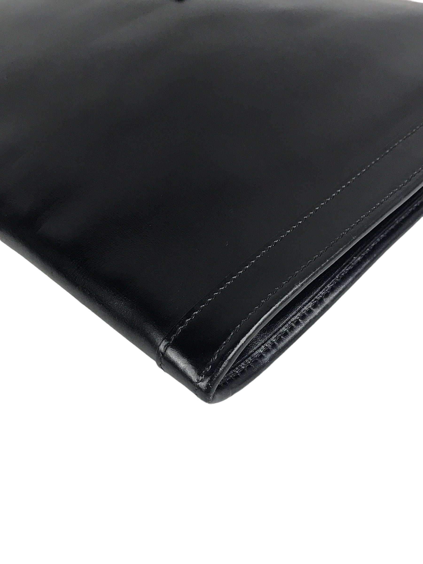 Black Box Calf Leather Portfolio Vintage Jige 34