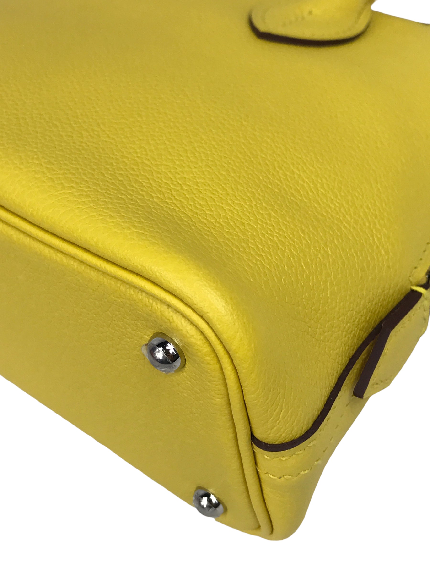 Evercolor Jaune de Naples 1923 Mini Bolide Bag w/PHW