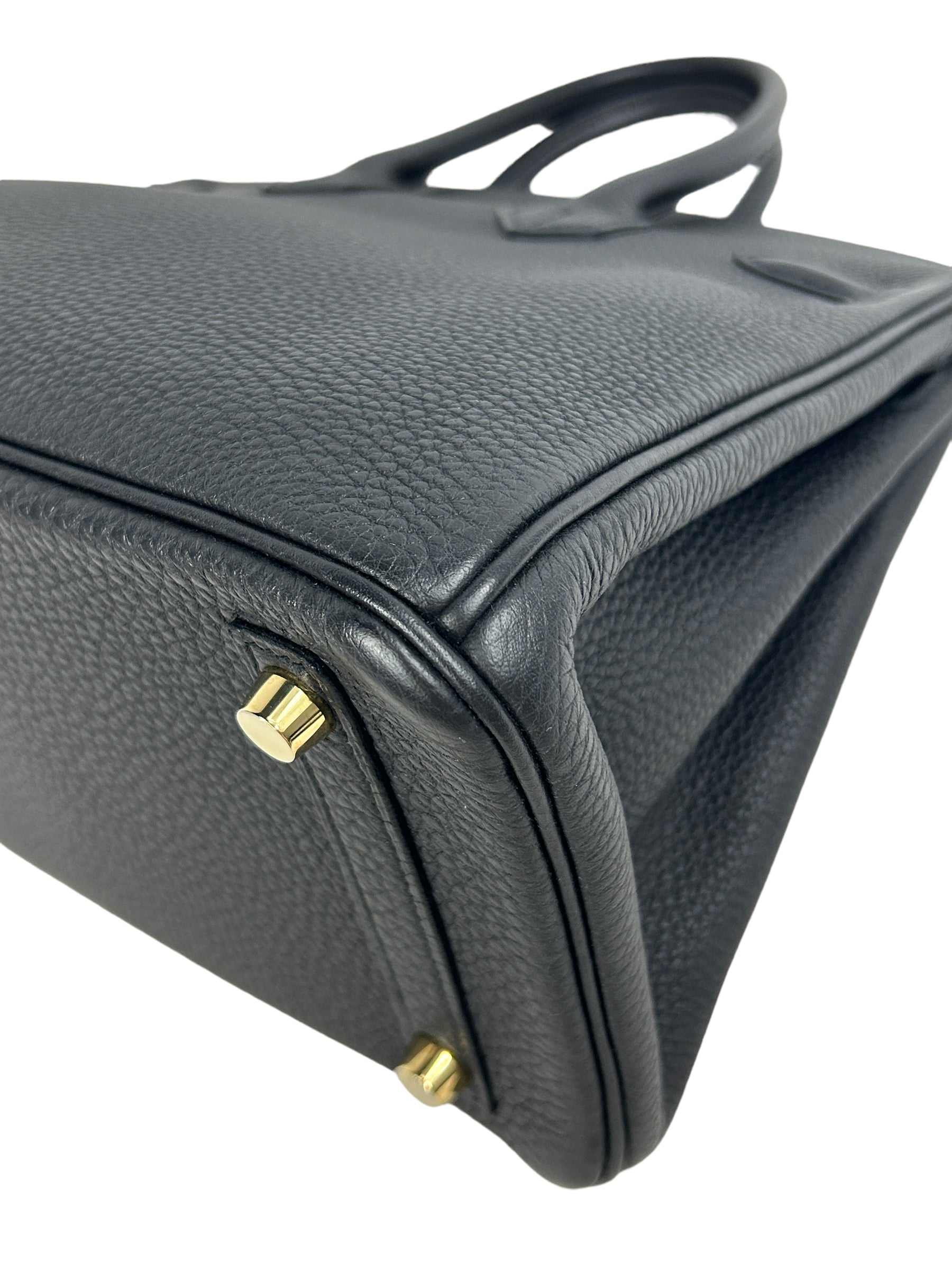 Black Togo Birkin 25 W/GHW