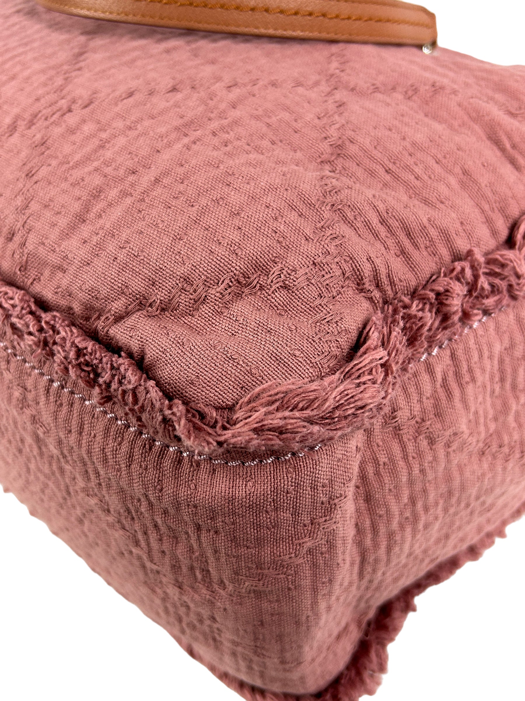 Pink Large Double Face Shopping Tote w/SHW