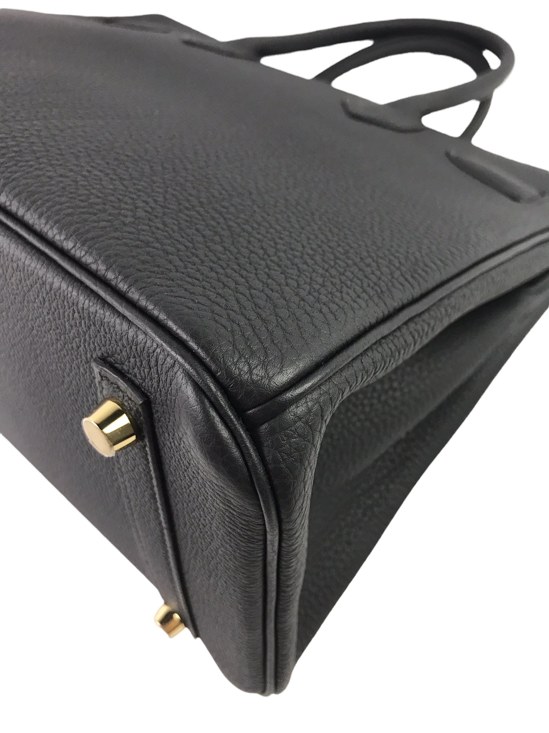 Black Togo 3 in 1 Birkin 30 W/GHW