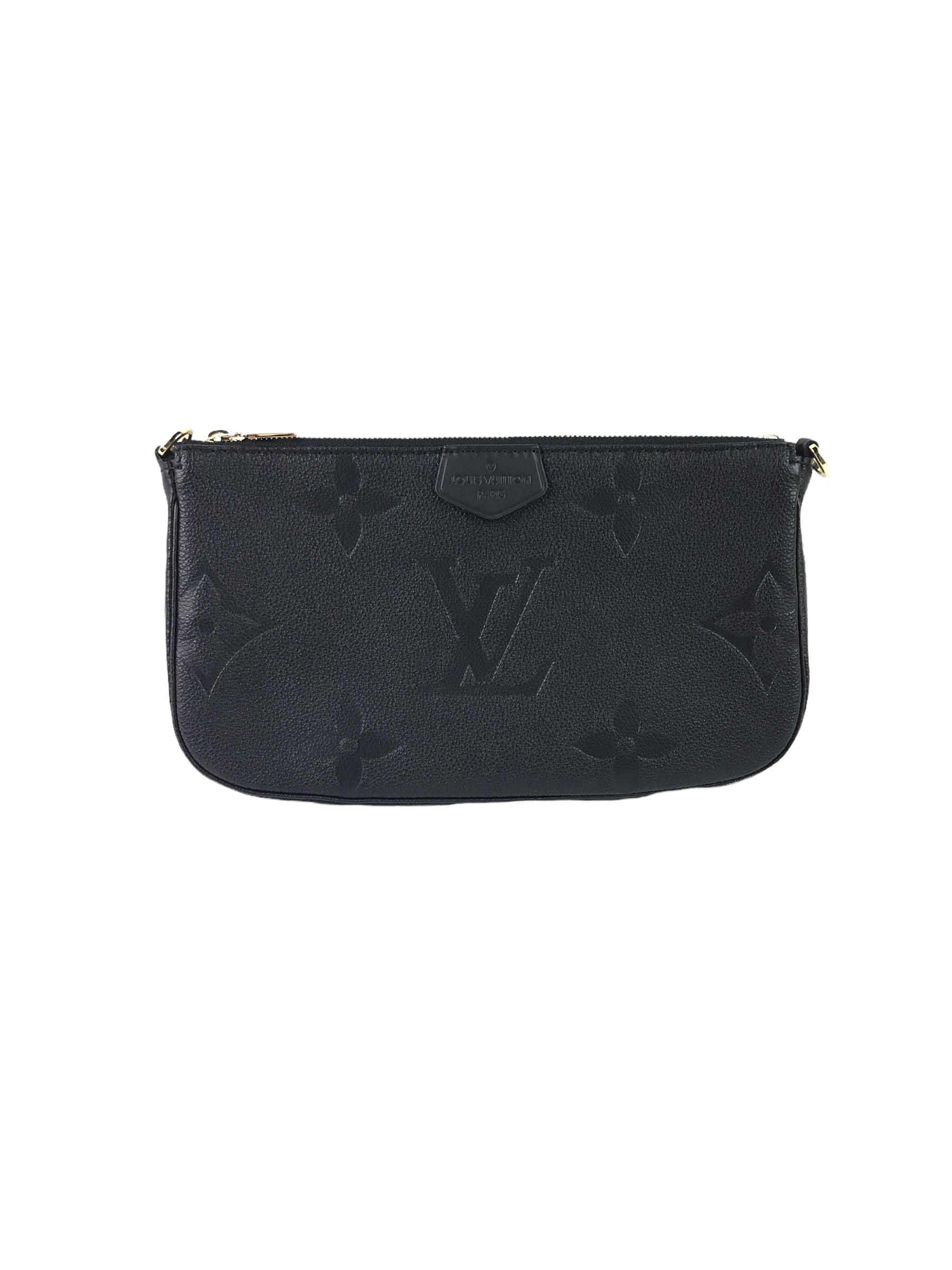 Black Monogram Empreinte Leather Multi Pochette Accessoires W/GHW