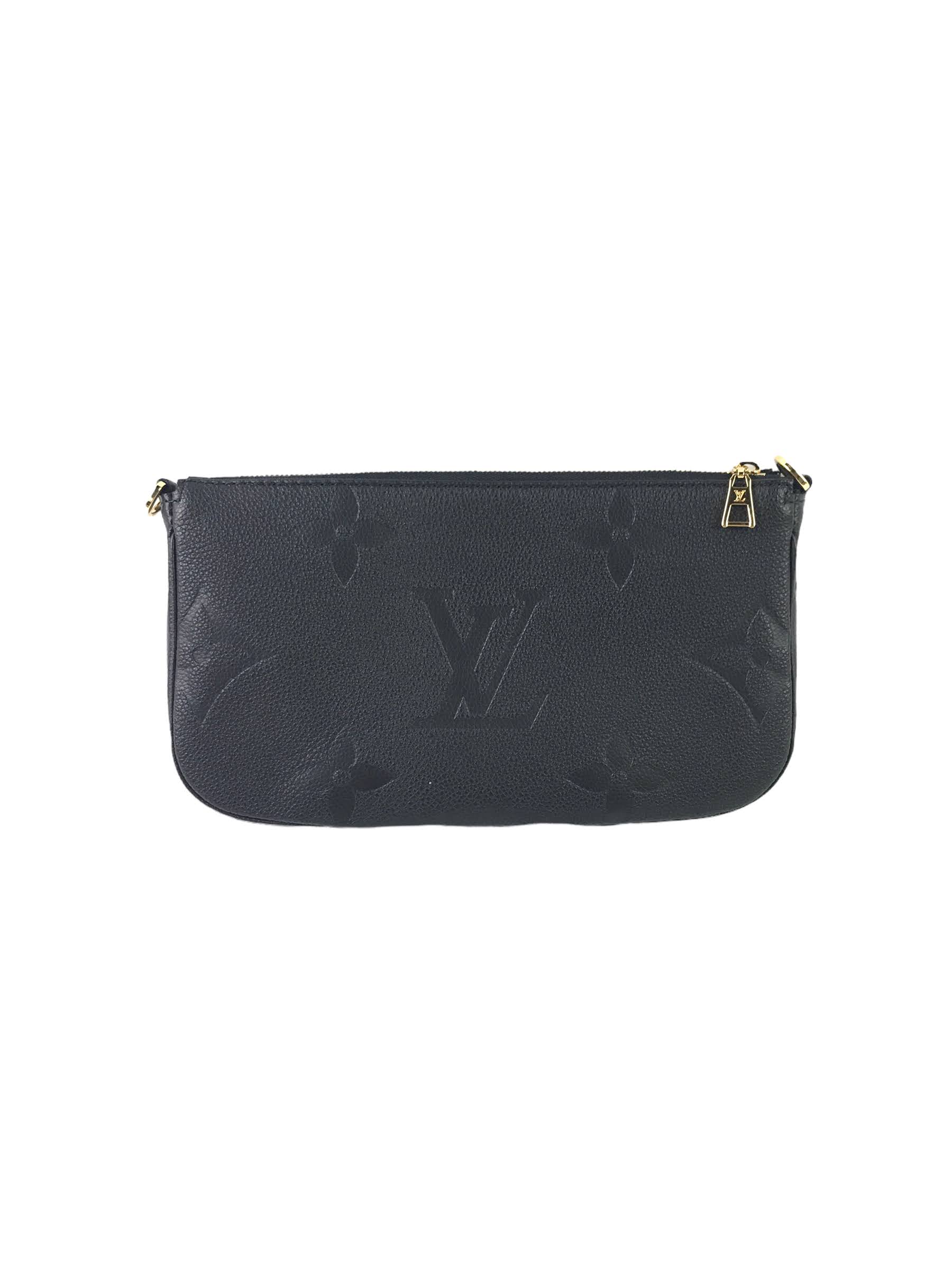 Black Monogram Empreinte Leather Multi Pochette Accessoires W/GHW