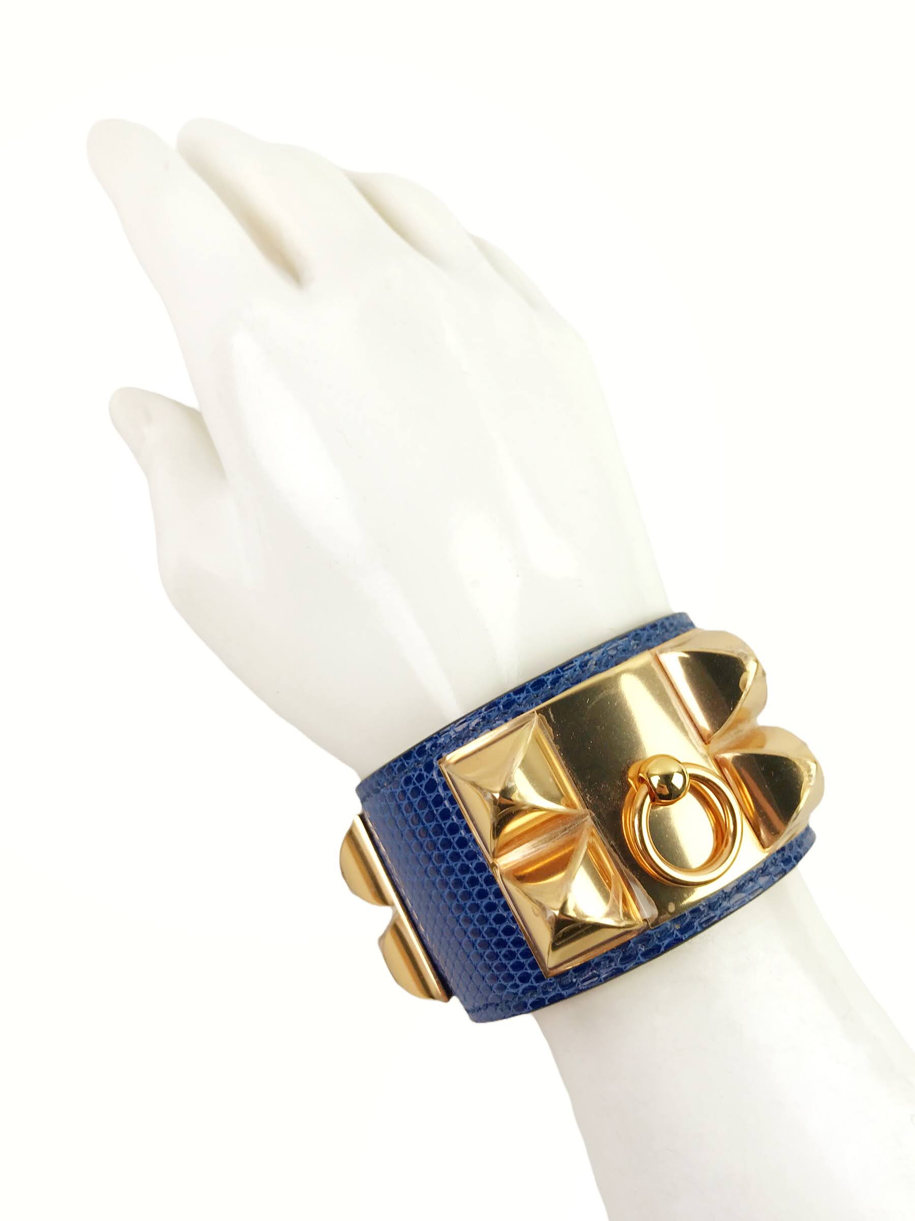 Blue Lizard Collier De Chien CDC Bracelet w/RGHW