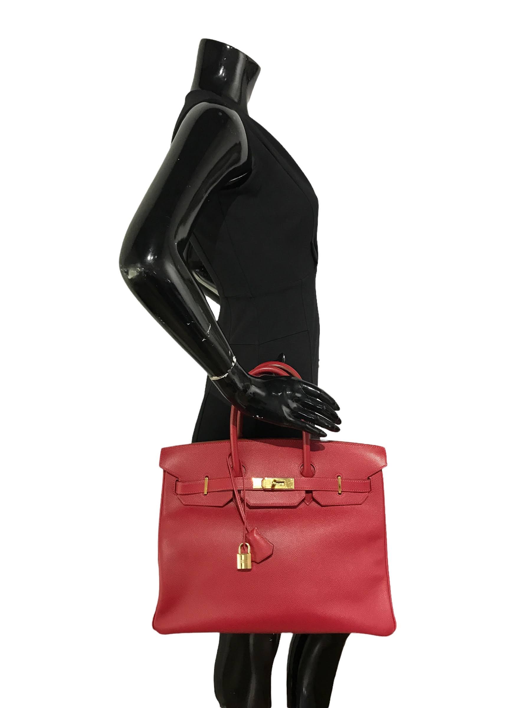 Rouge Grenat Epsom Birkin 35 w/GHW-ON LAYAWAY