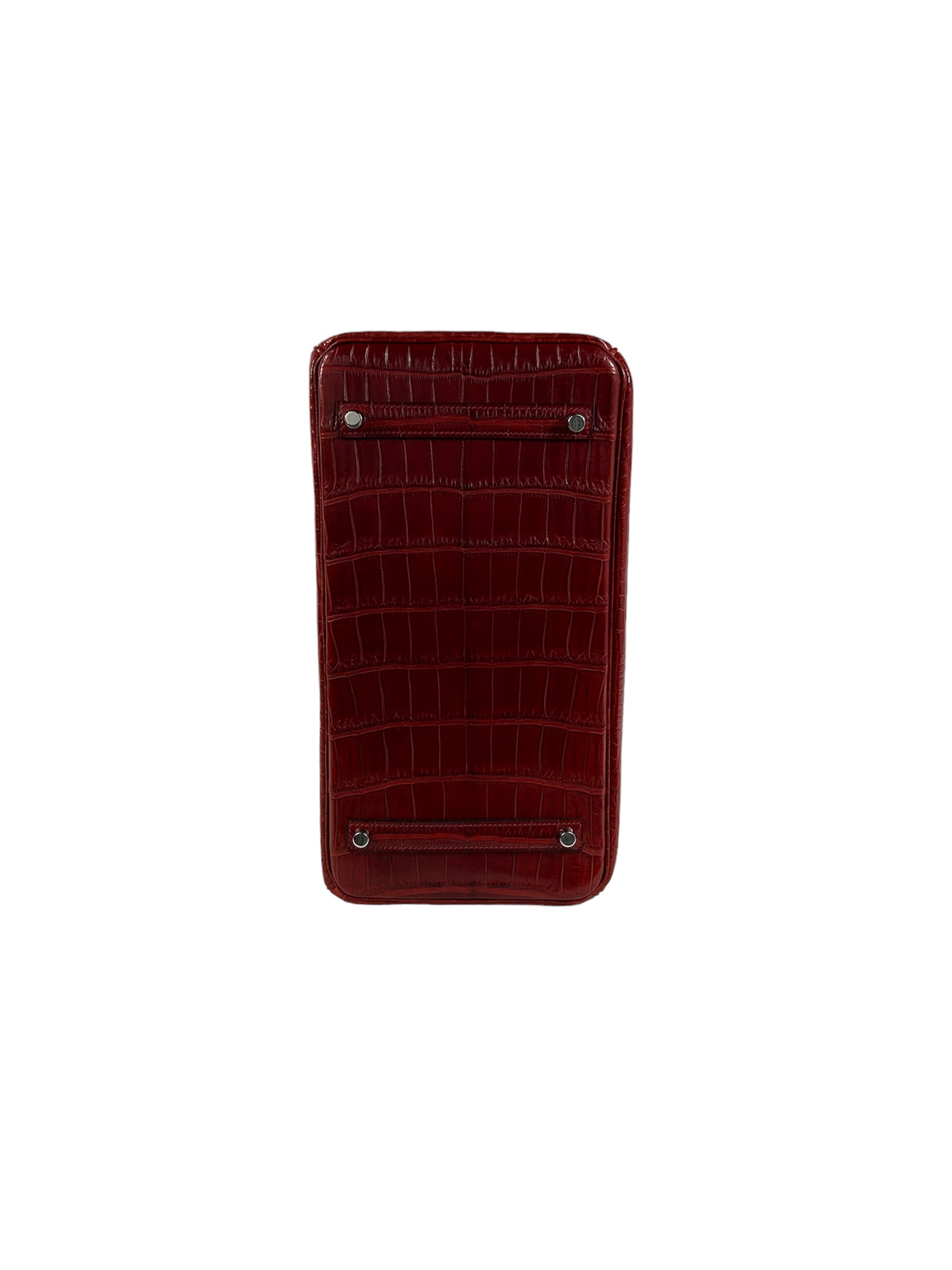 Red Matte Niloticus Crocodile Birkin 35 w/PHW