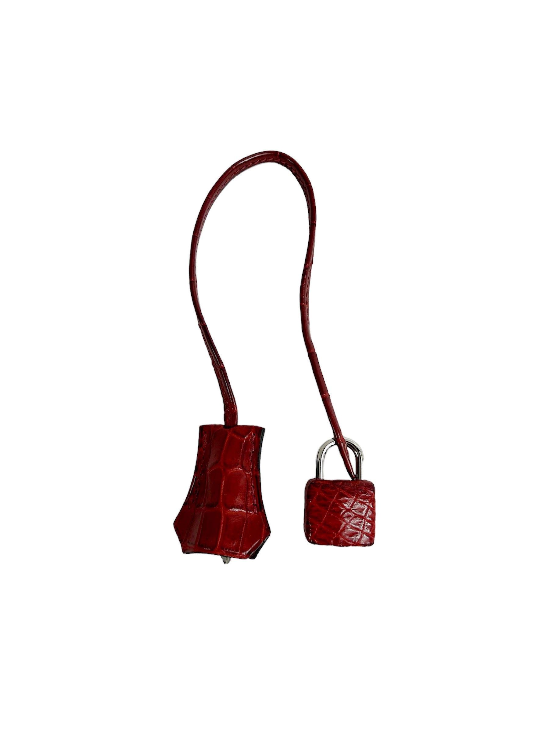 Red Matte Niloticus Crocodile Birkin 35 w/PHW