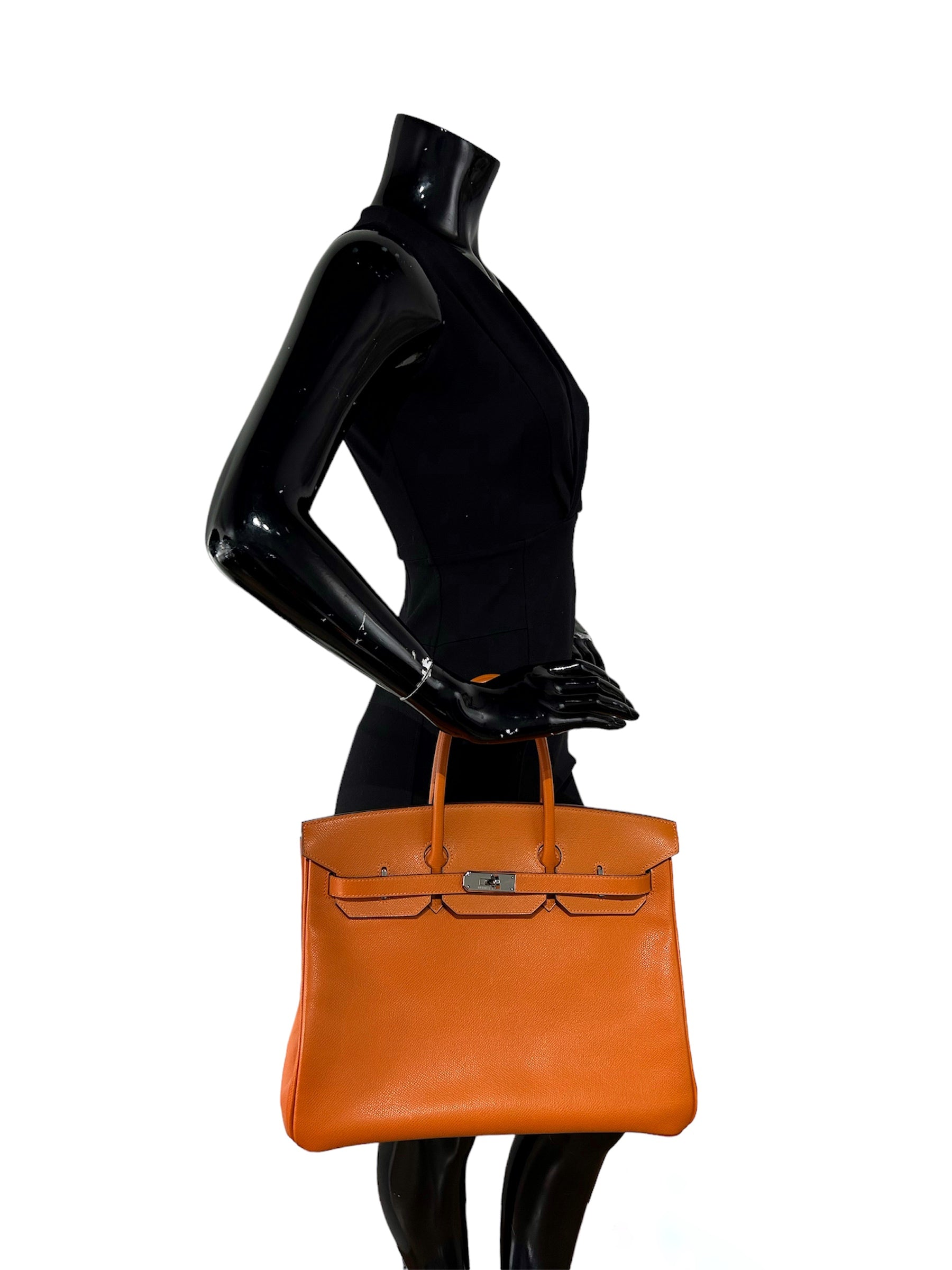 Orange Epsom Birkin 35 w/PHW