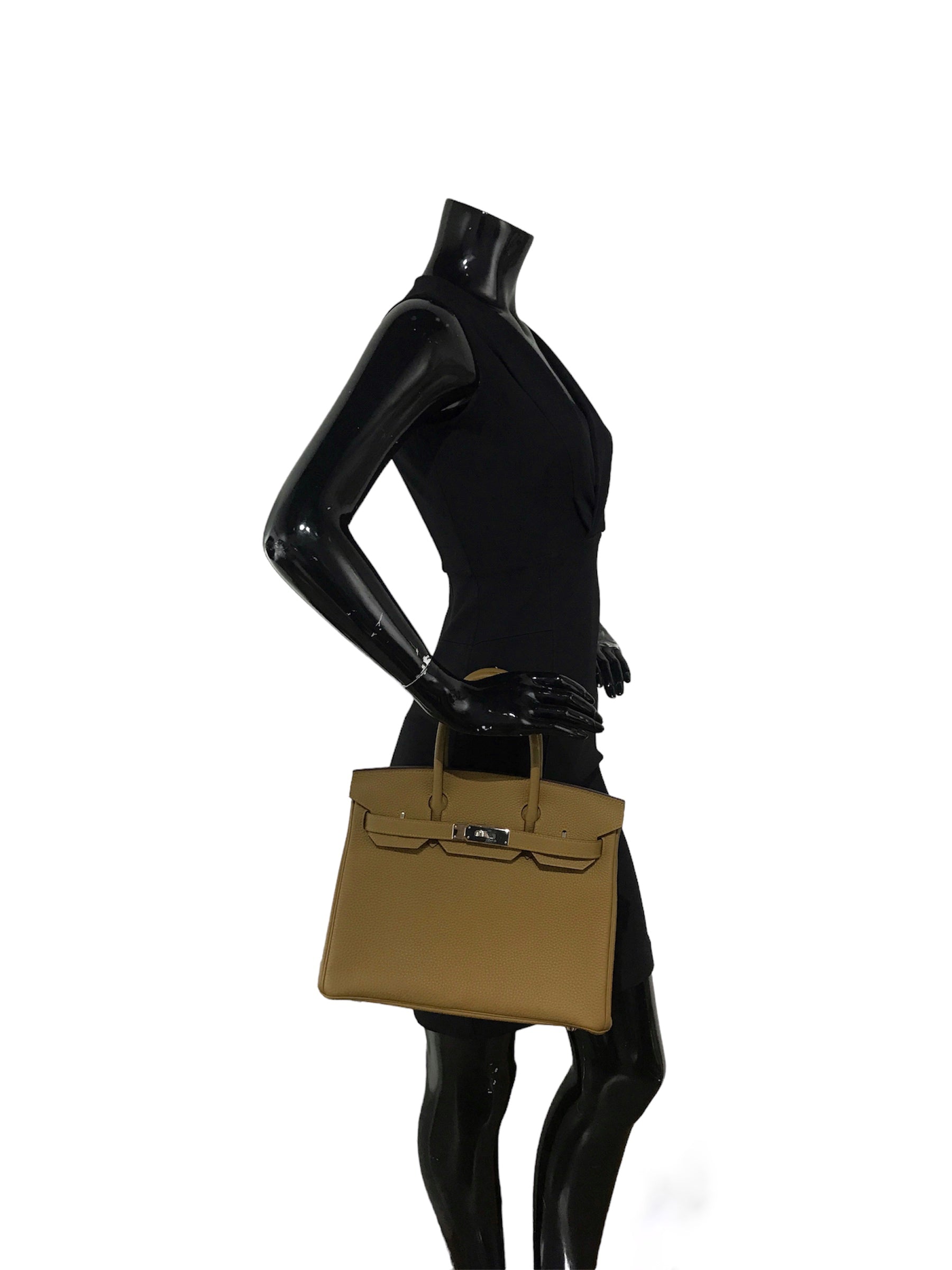 Bronze Dore Togo Birkin 30 W/PHW