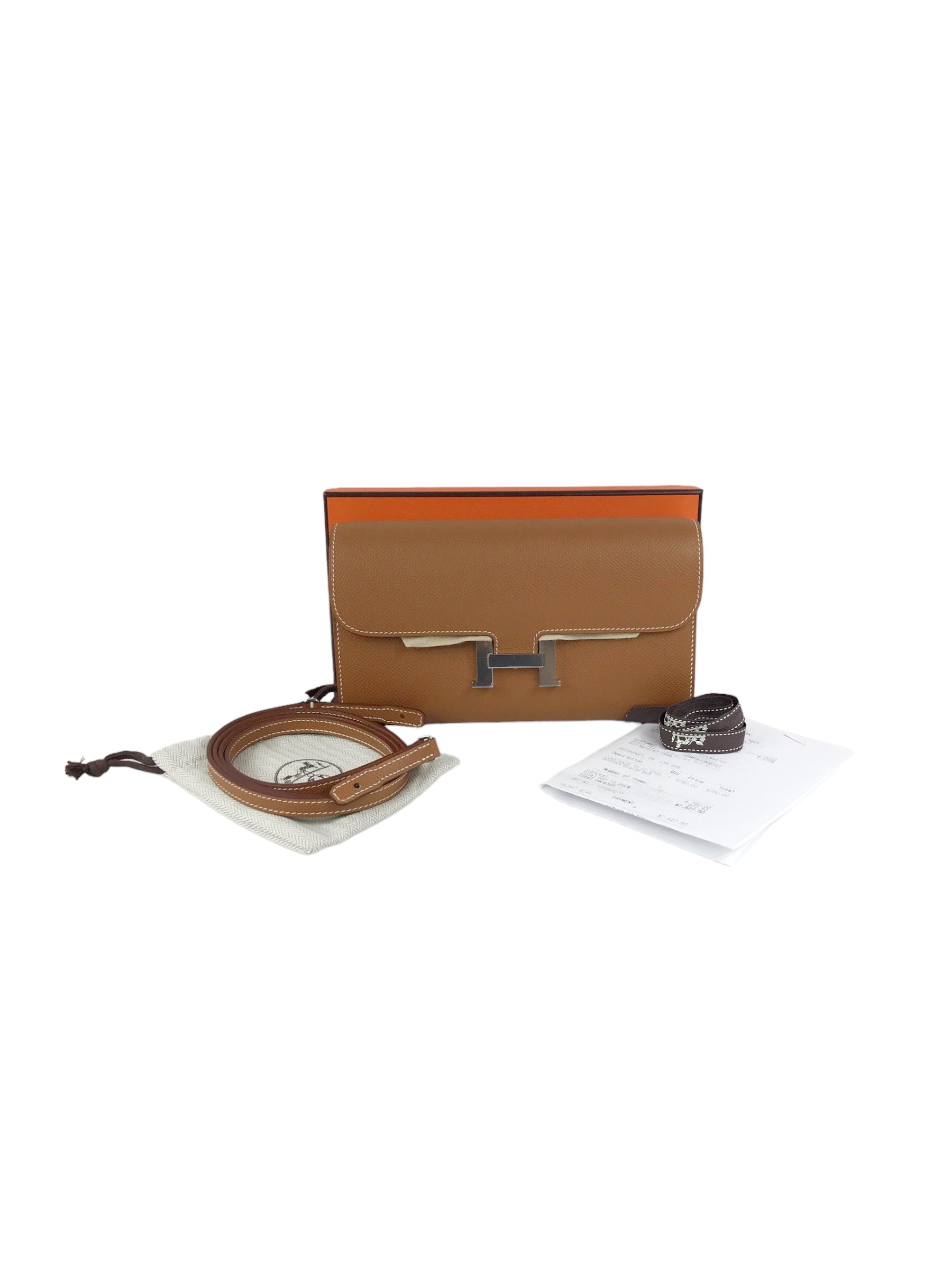 Gold Epsom Constance Long To Go Wallet W/PHW