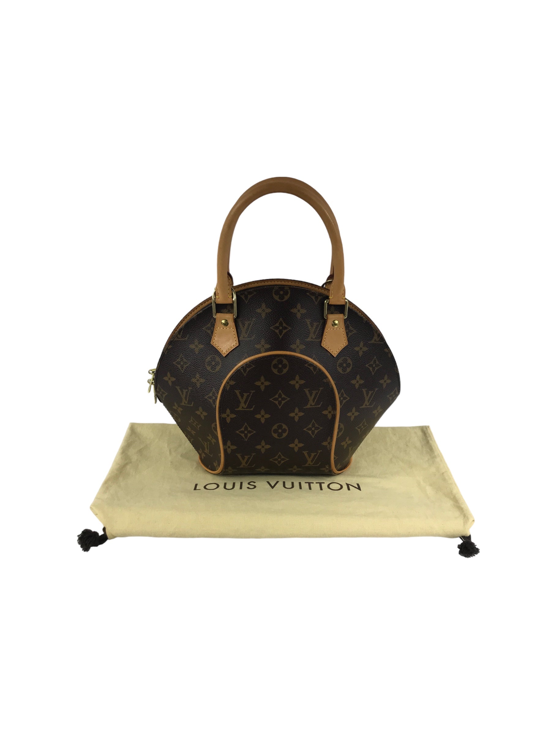 Monogram Canvas Ellipse PM Bag W/GHW