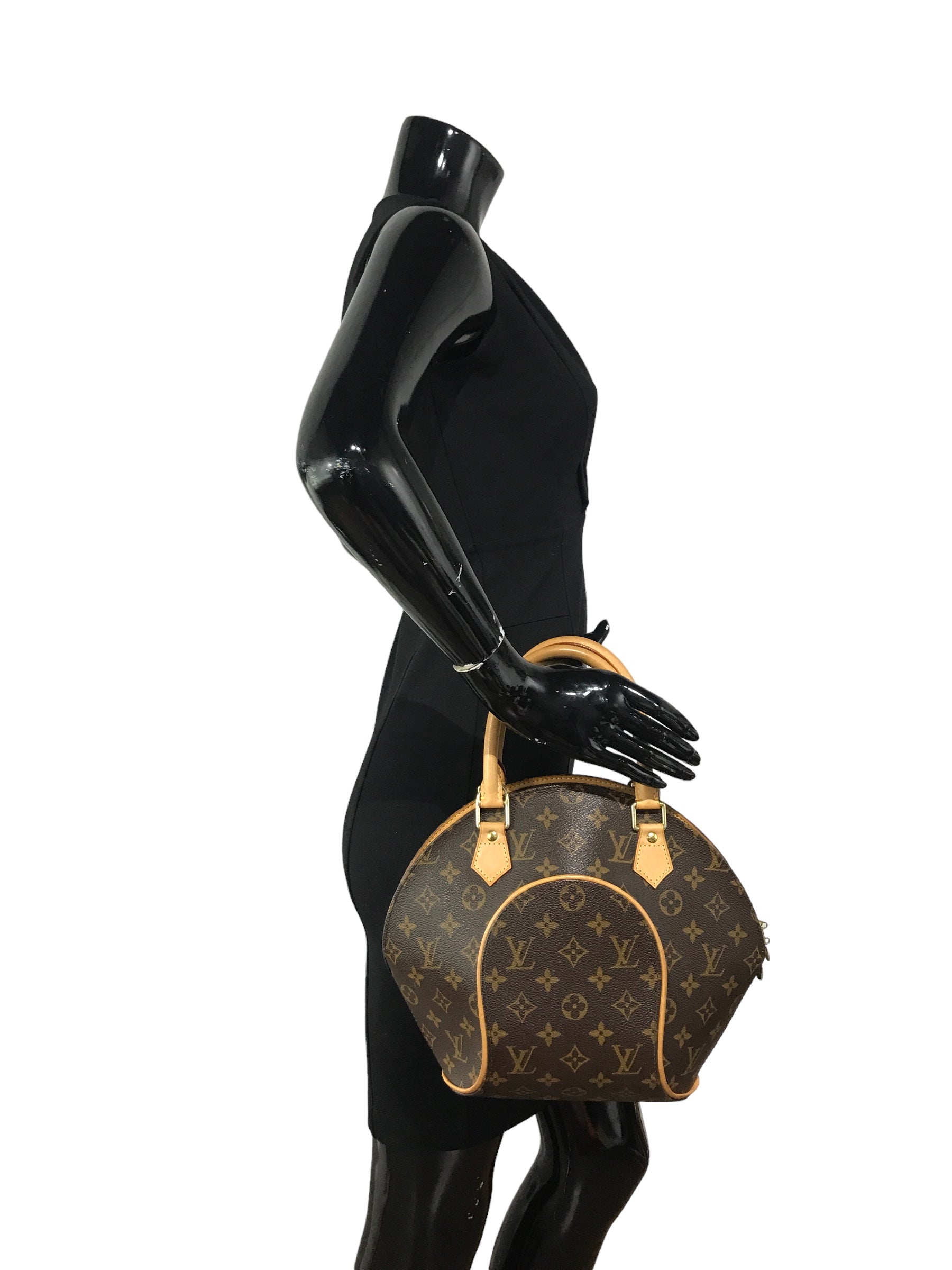Monogram Canvas Ellipse PM Bag W/GHW