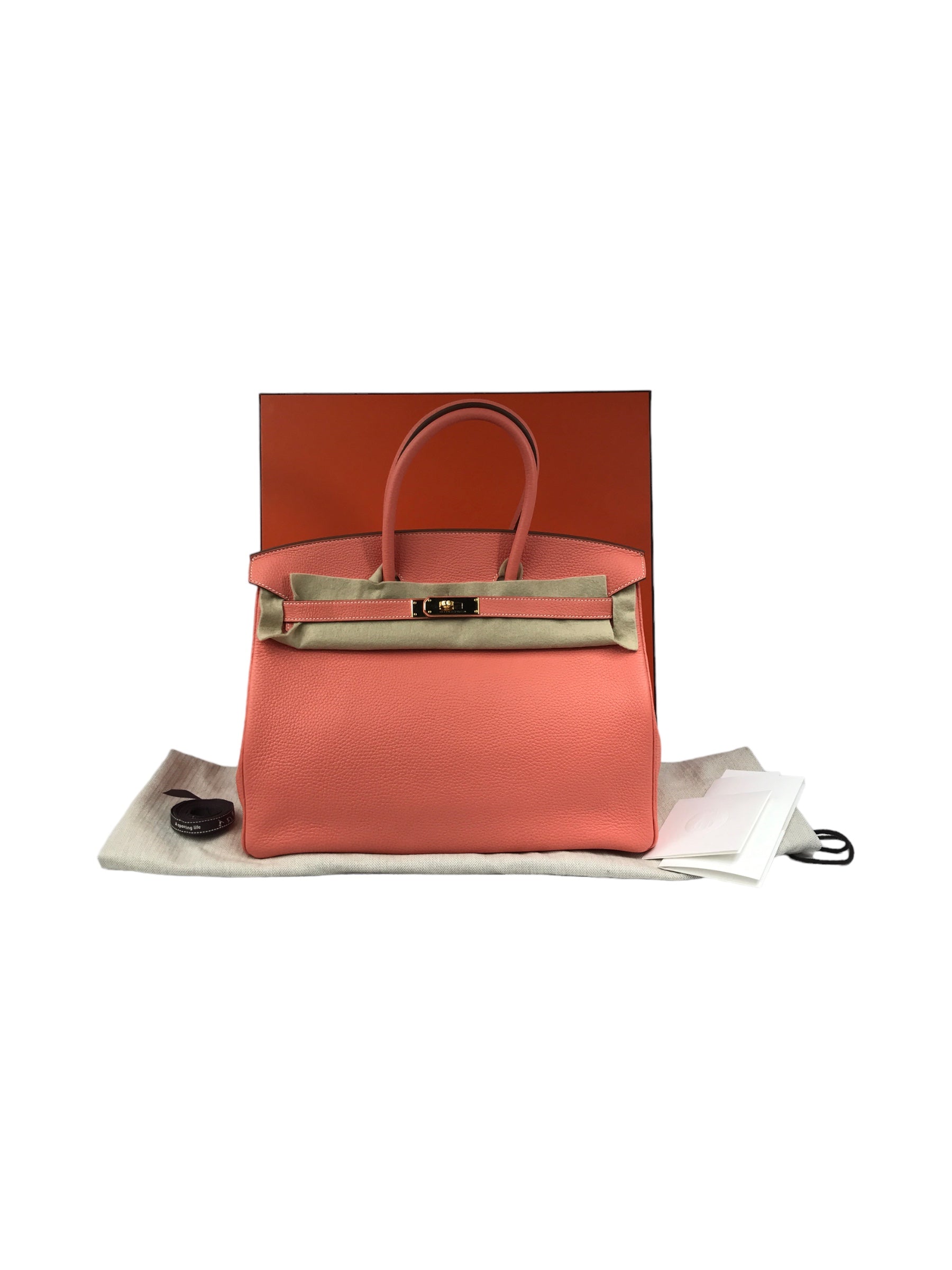 Togo Crevette Birkin 35 W/GHW