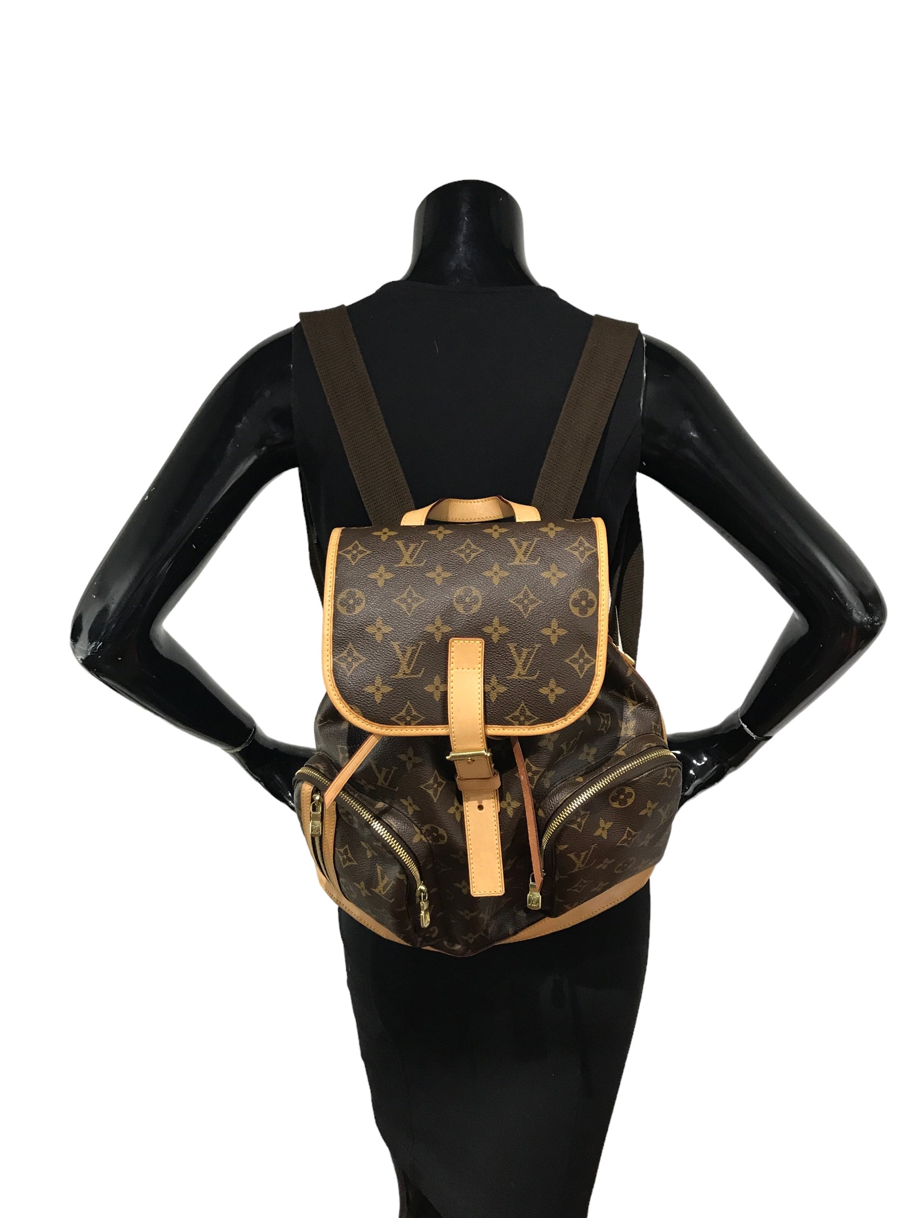 Monogram Coated Canvas Sac a Dos Bosphore Backpack W/GHW