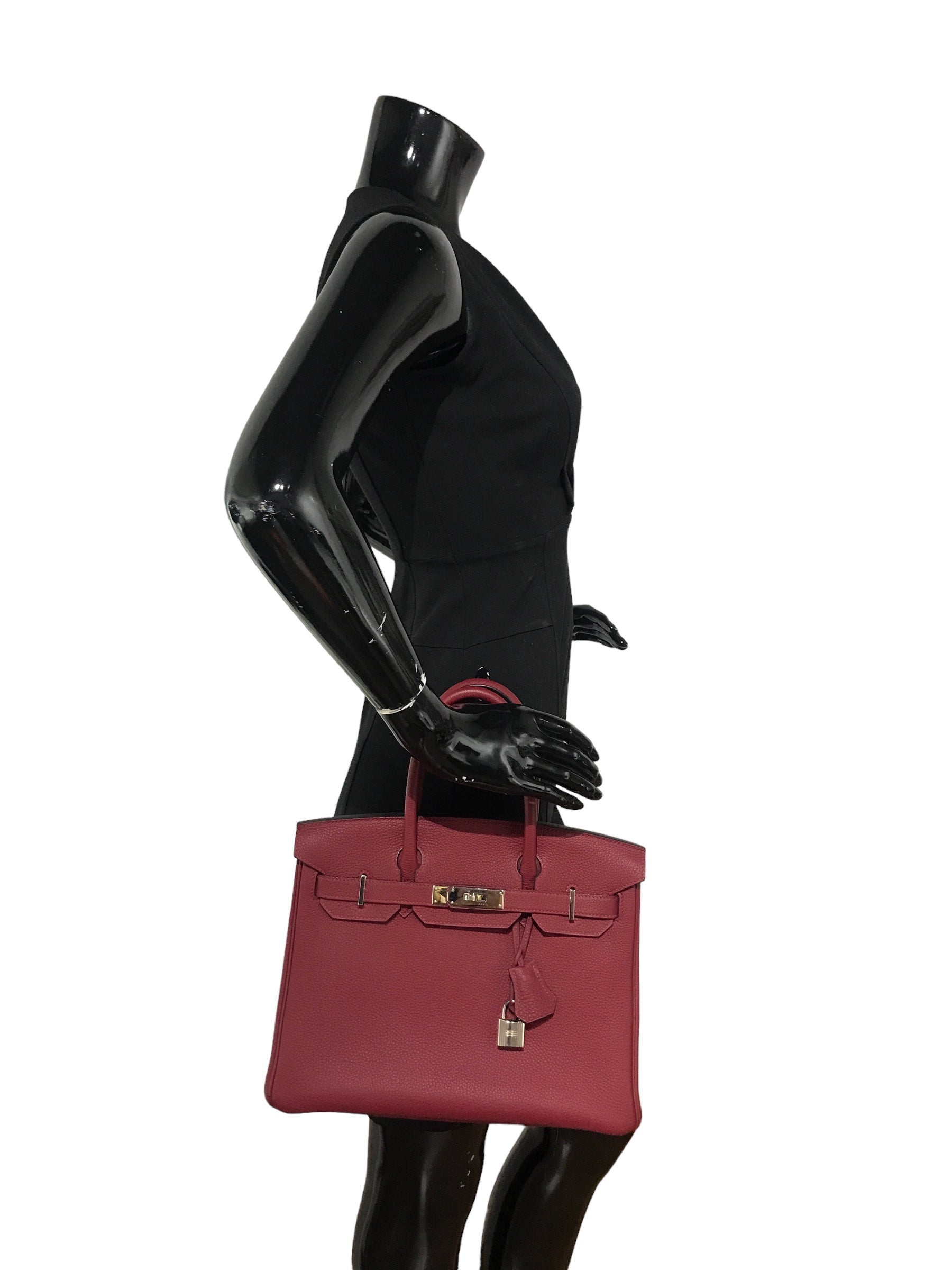 Burgundy Wine Togo Birkin 30 w/PHW
