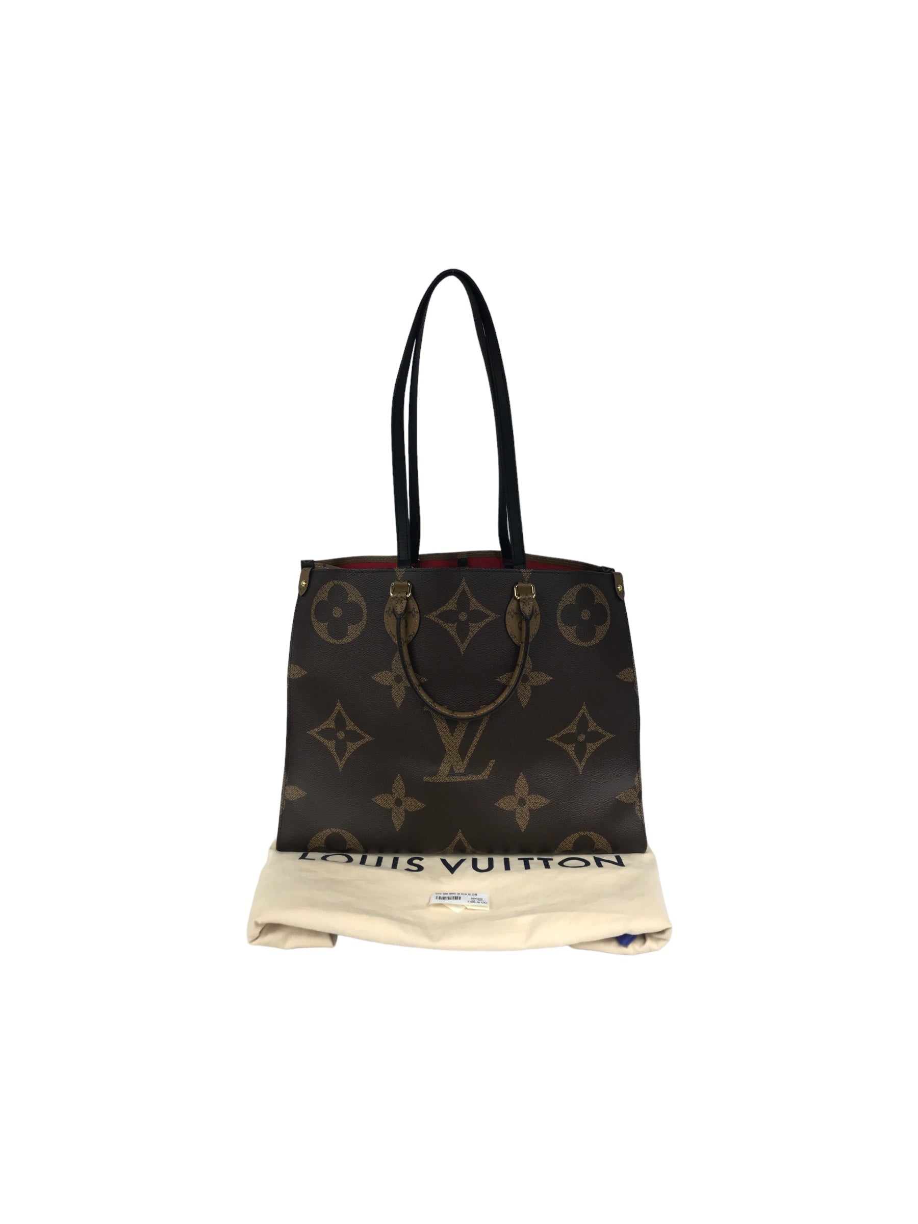 Reverse ONTHEGO Monogram Canvas GM Tote w/GHW