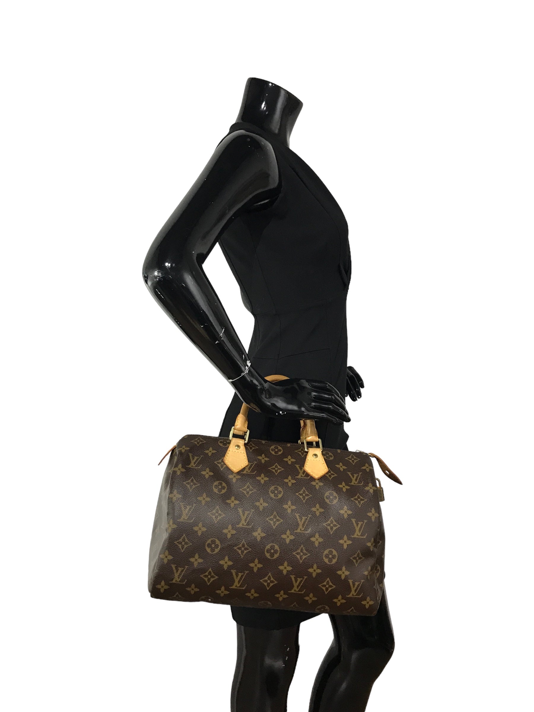 Monogram Canvas Speedy 30 W/GHW