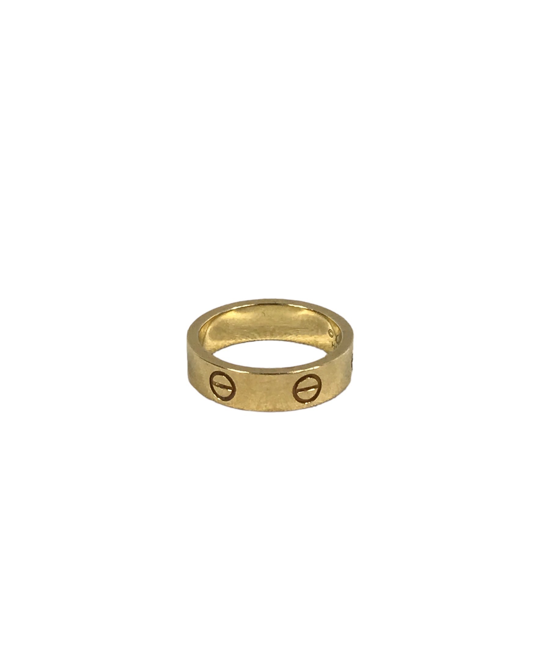 18K Yellow Gold Love Ring