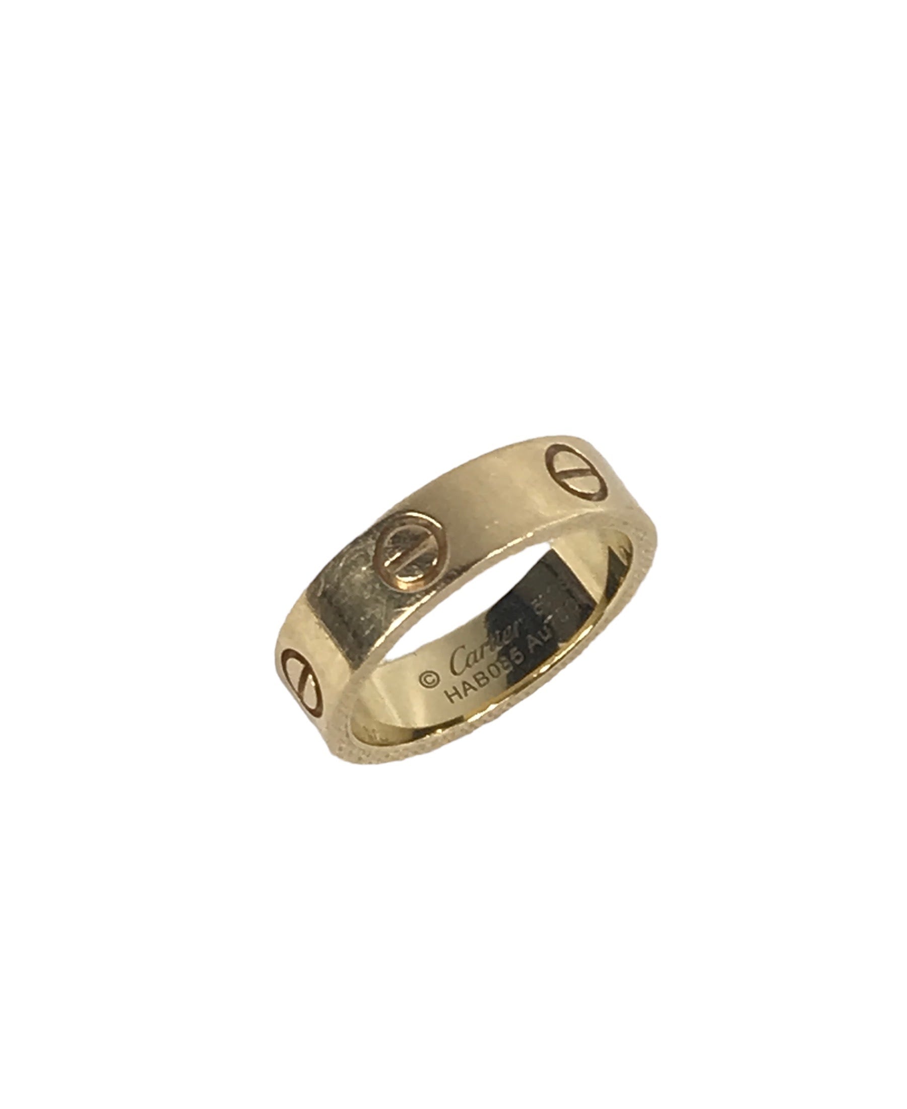 18K Yellow Gold Love Ring