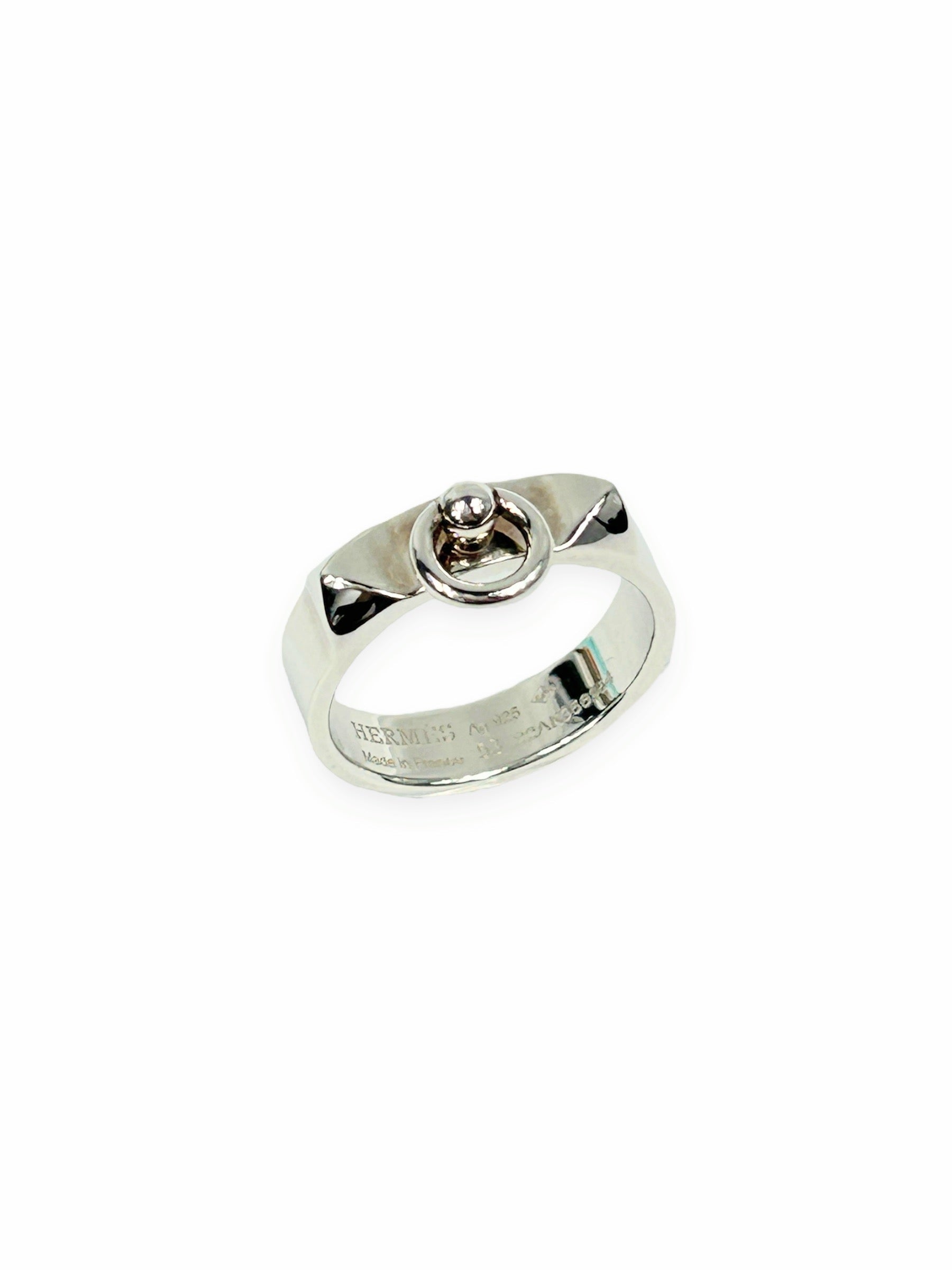 Silver Collier de Chien PM Ring