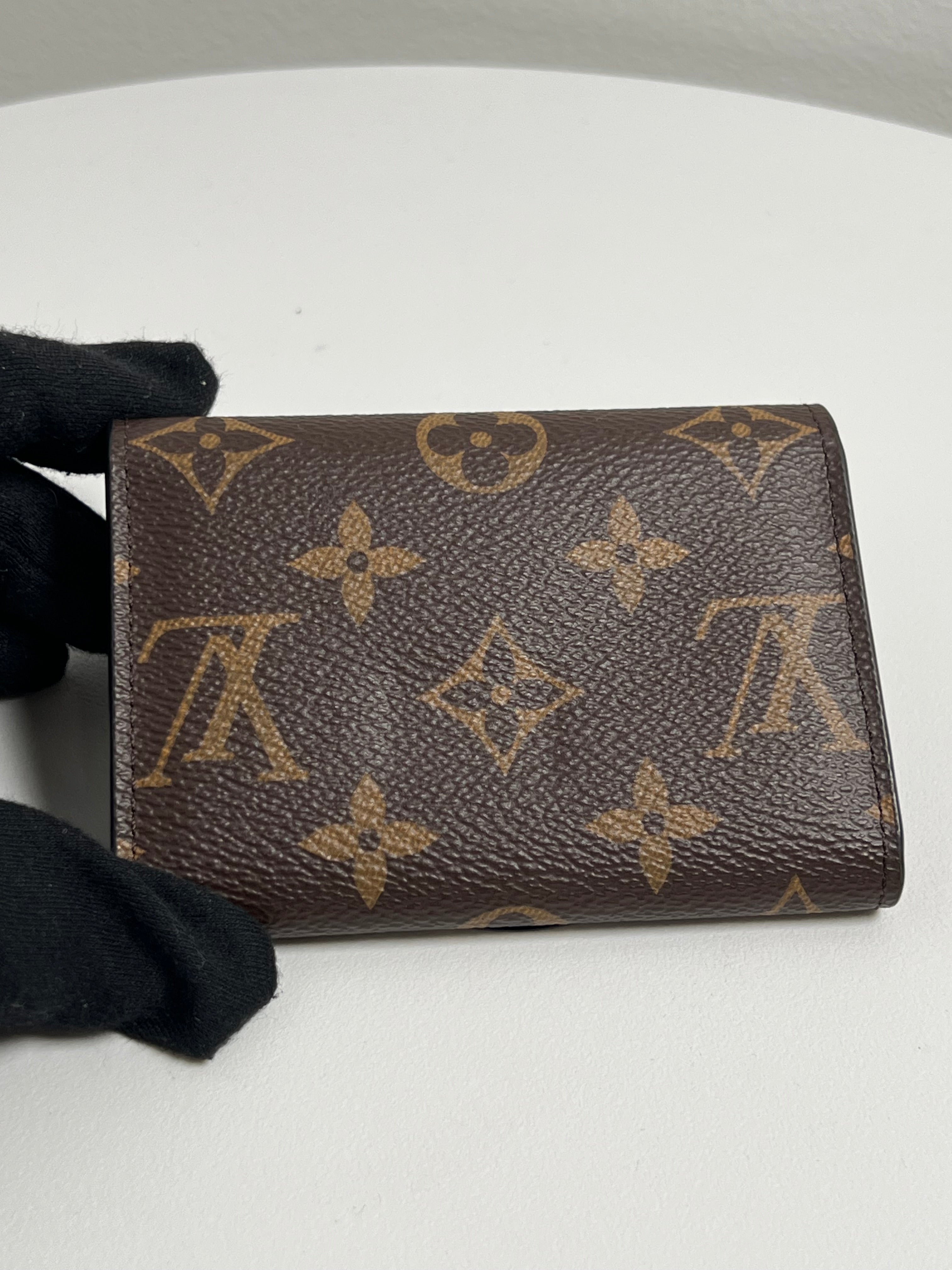 Monogram Rosalie Coin Purse w/ Fushia Lining