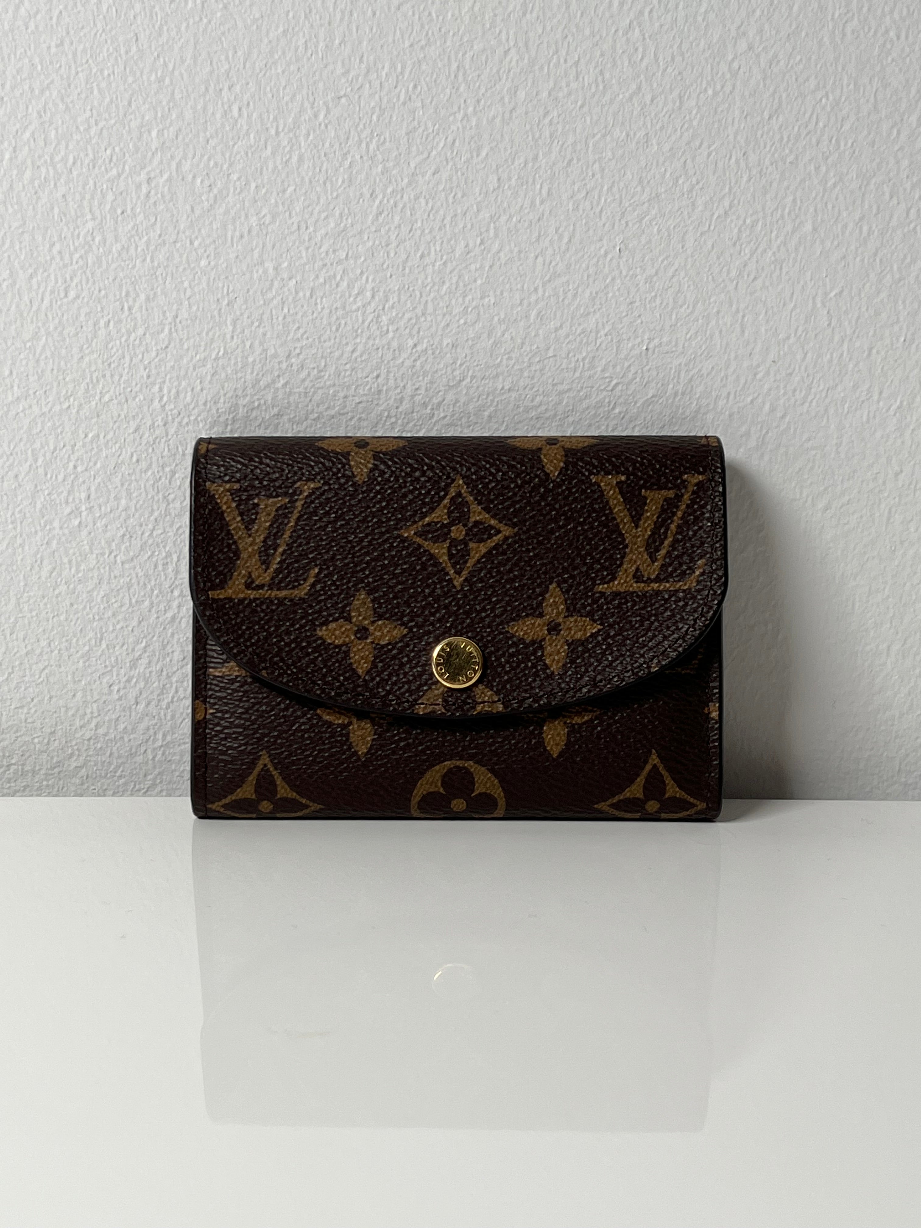 Monogram Rosalie Coin Purse w/ Fushia Lining
