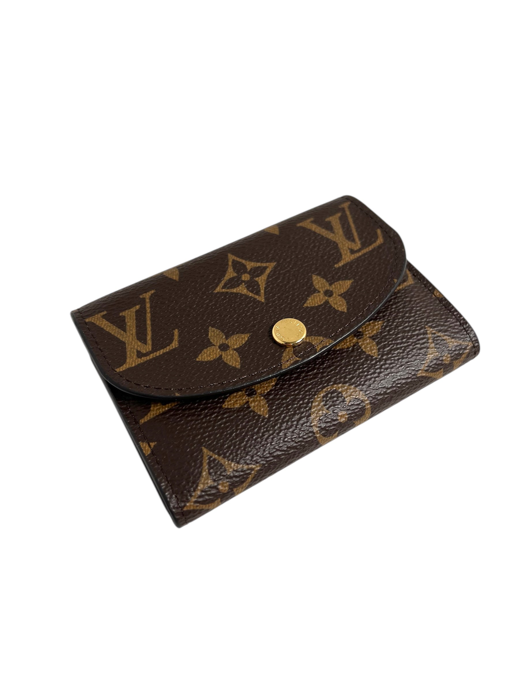 Monogram Rosalie Coin Purse w/ Fushia Lining
