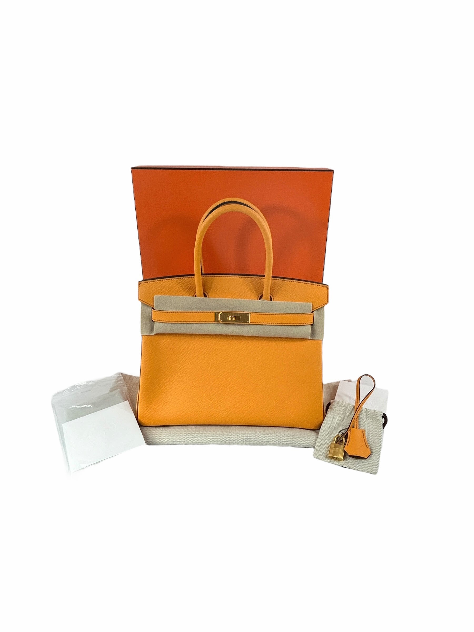 Special Order Juane D'or Epsom Caramel Chevre Leather Birkin 30 W/BGHW