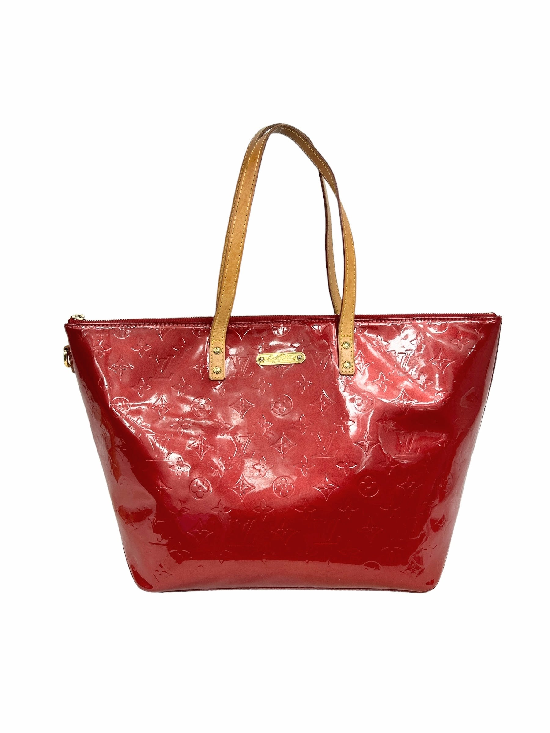 Red Patent Empriente Leather Tote W/GHW