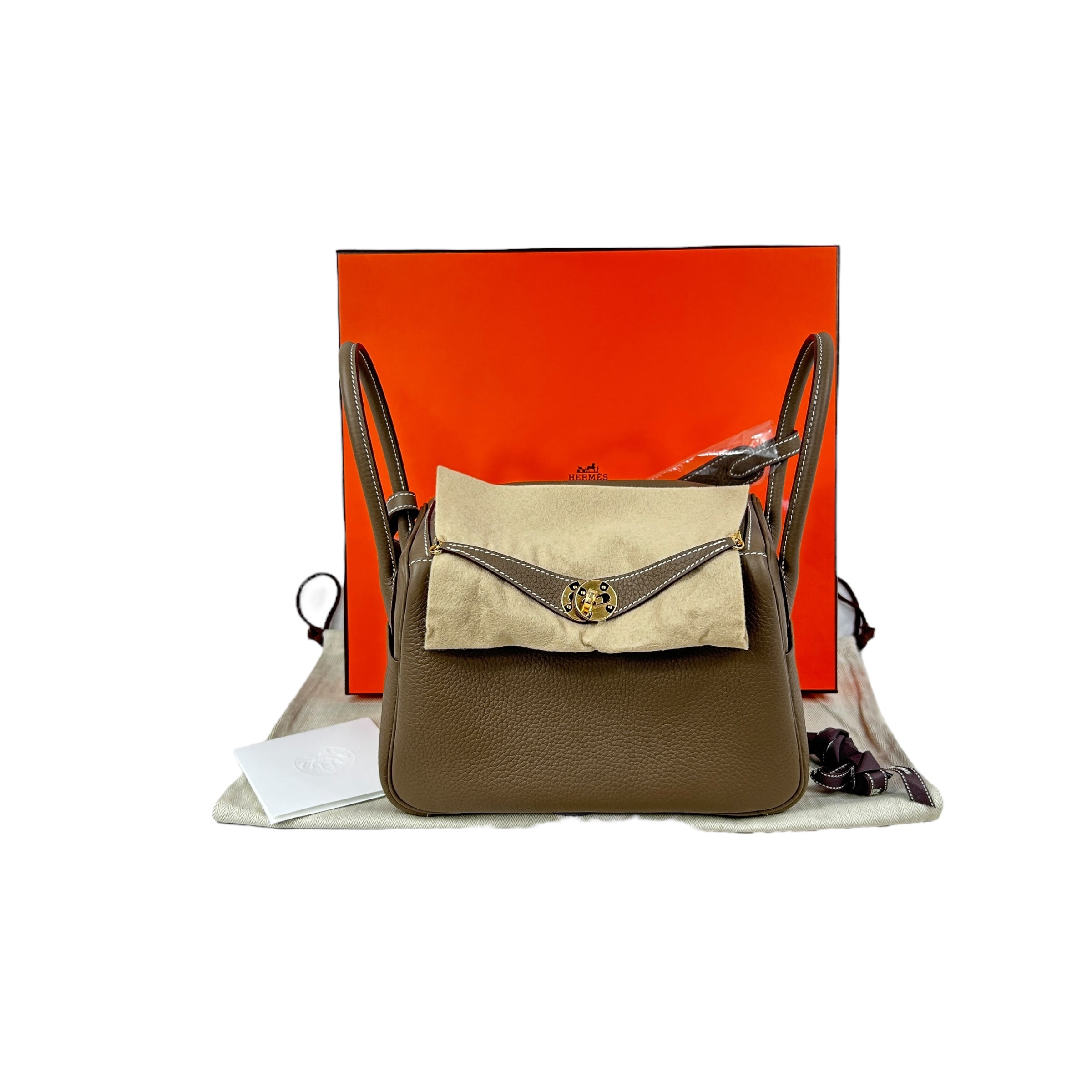 Etoupe Togo Leather Lindy 26 w/GHW