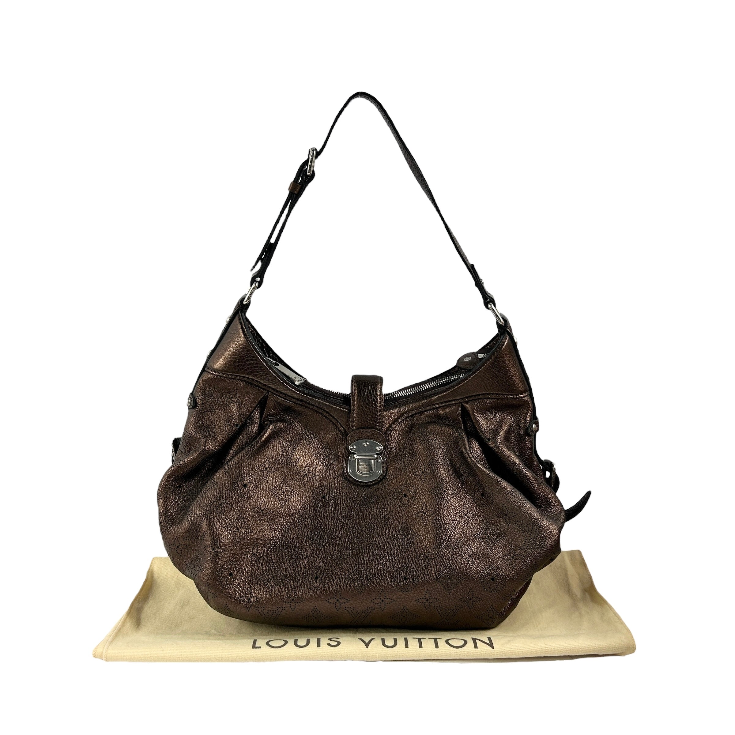 Metallic Mordore Monogram Mahina Leather XS Bag w/SHW