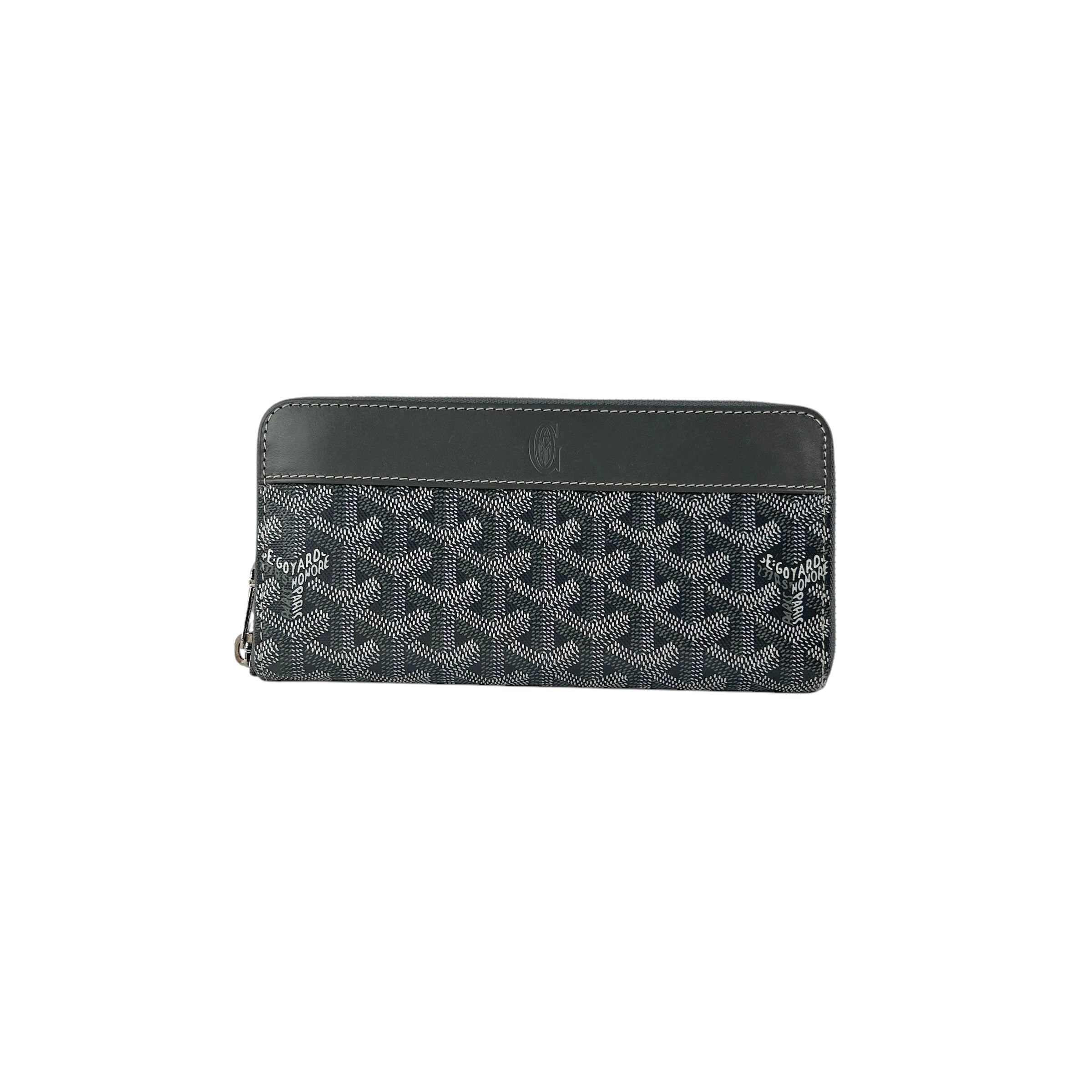 Grey Matignon GM Zippy Wallet w/SHW