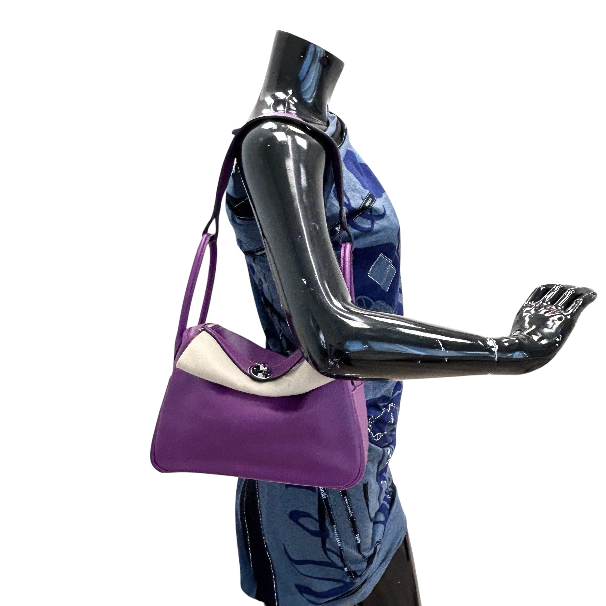 Anemone Evercolor Leather Lindy 26 Bag w/PHW