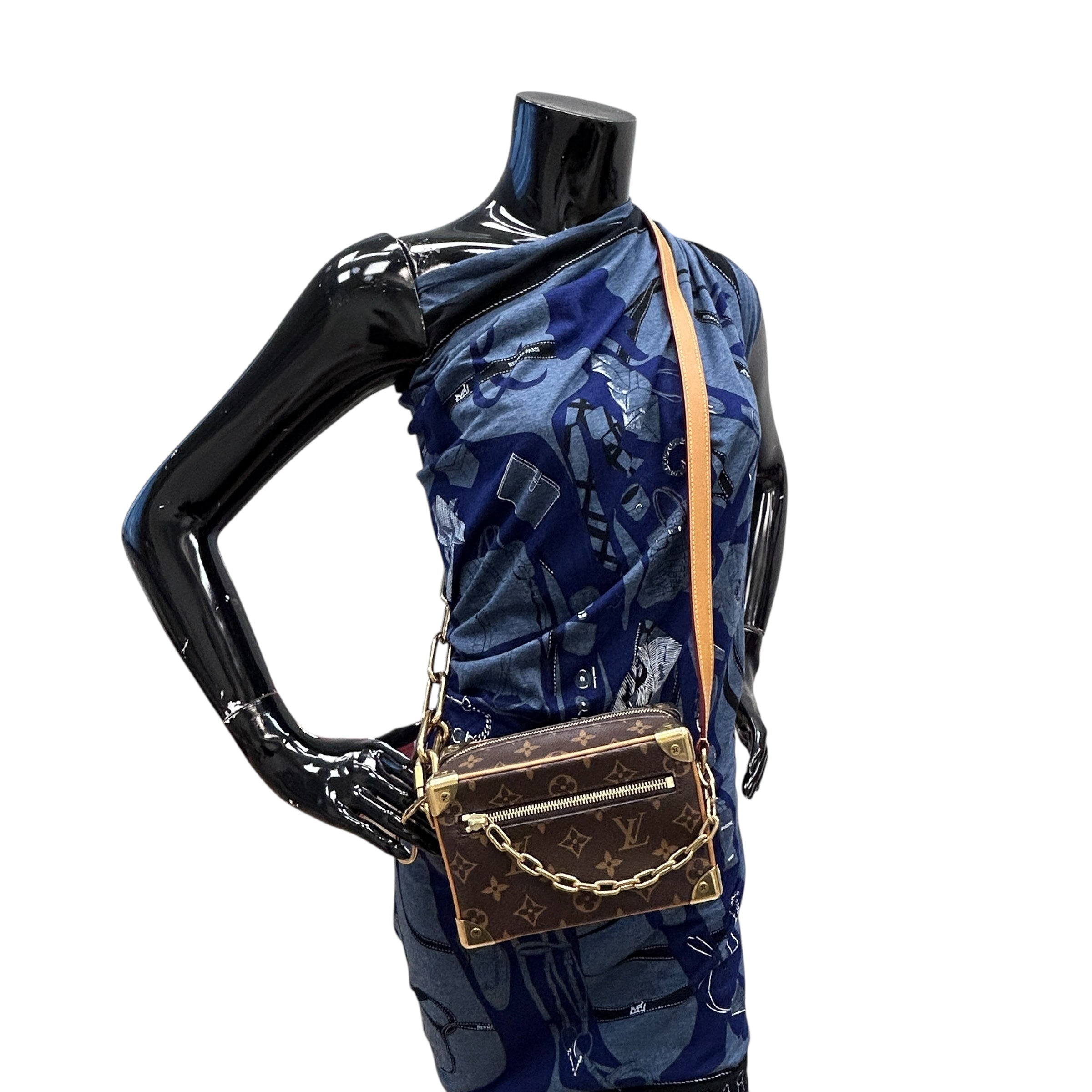 Monogram Legacy Brown Mini Soft Trunk w/GHW