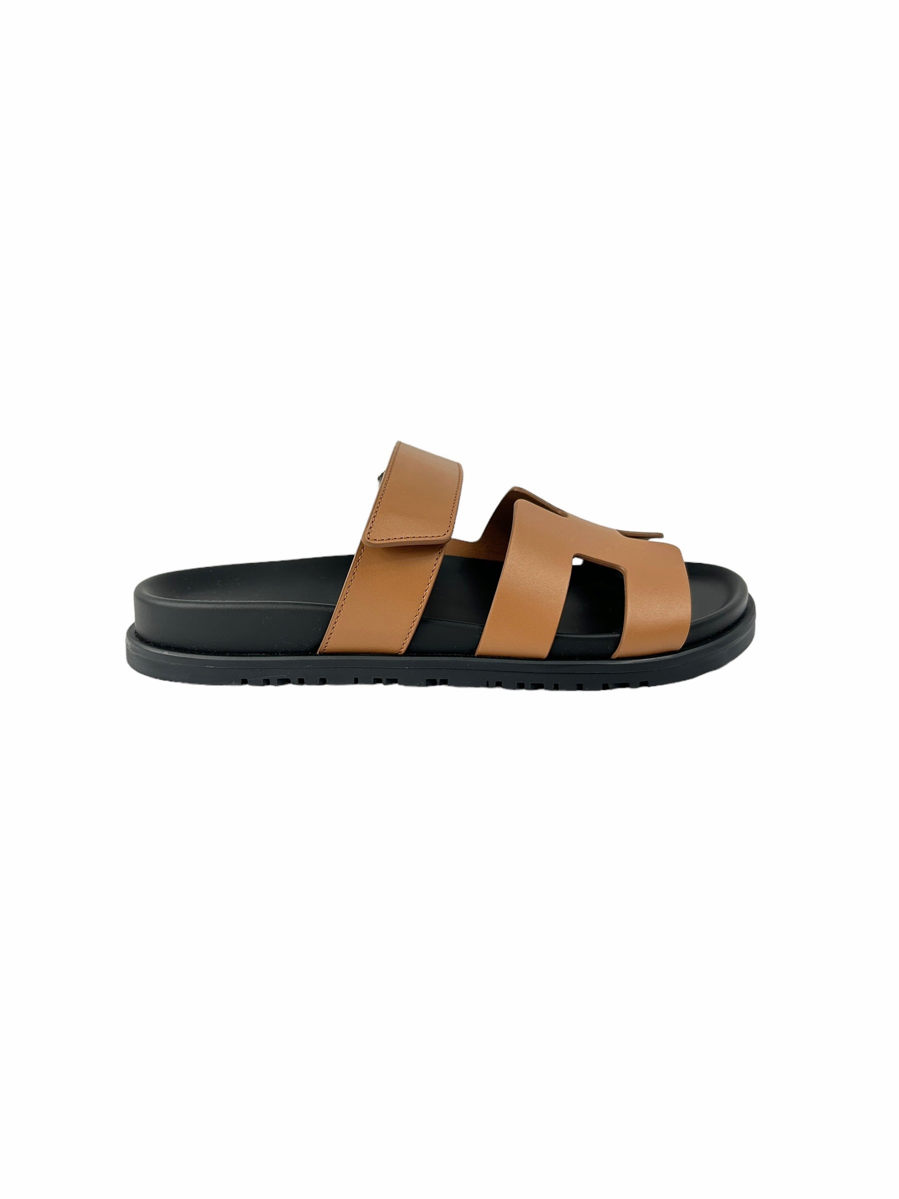 Naturel Calfskin Leather Chypre Sandals