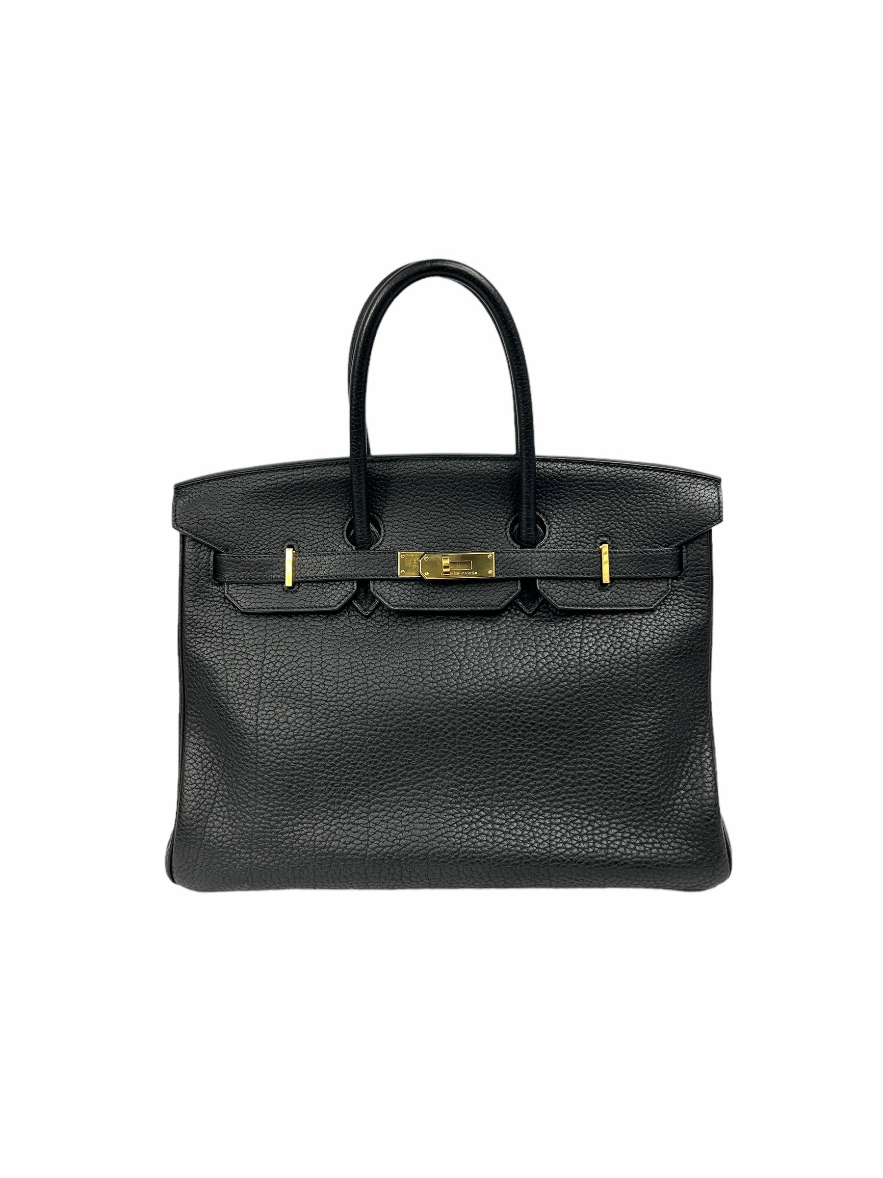 Black Clemence Birkin 35 W/GHW