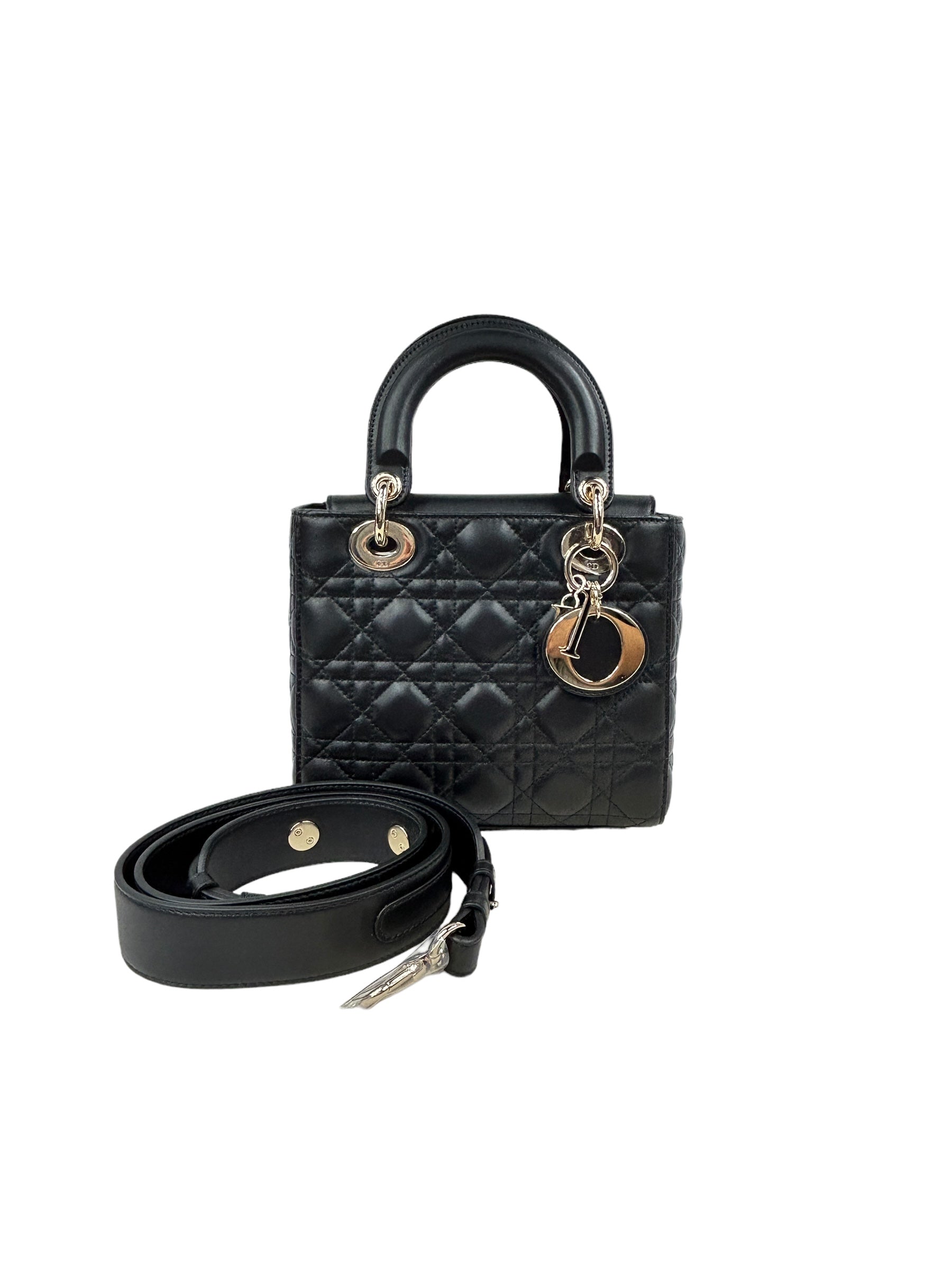 Small Black Lambskin Lady Dior My ABCDior Bag w/ LGHW-SOLD ON LAYAWAY