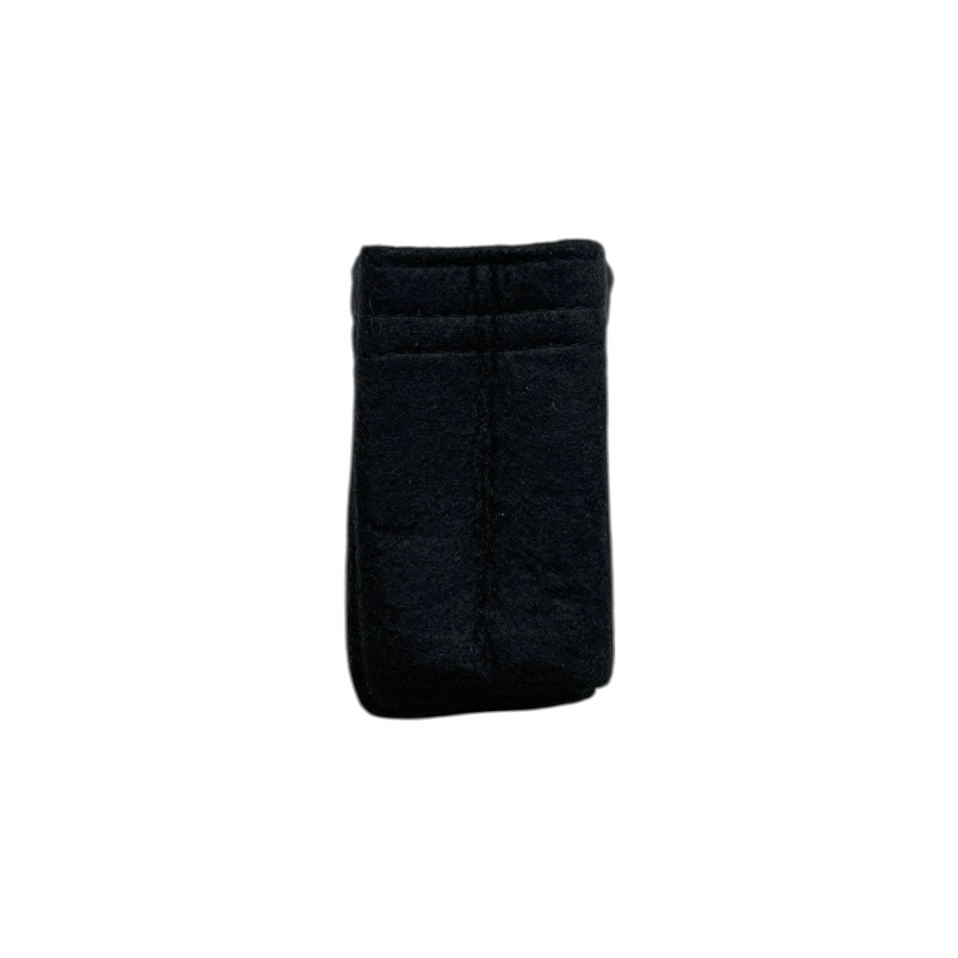 Black Chanel Square Mini Felt Bag Insert/Organizer