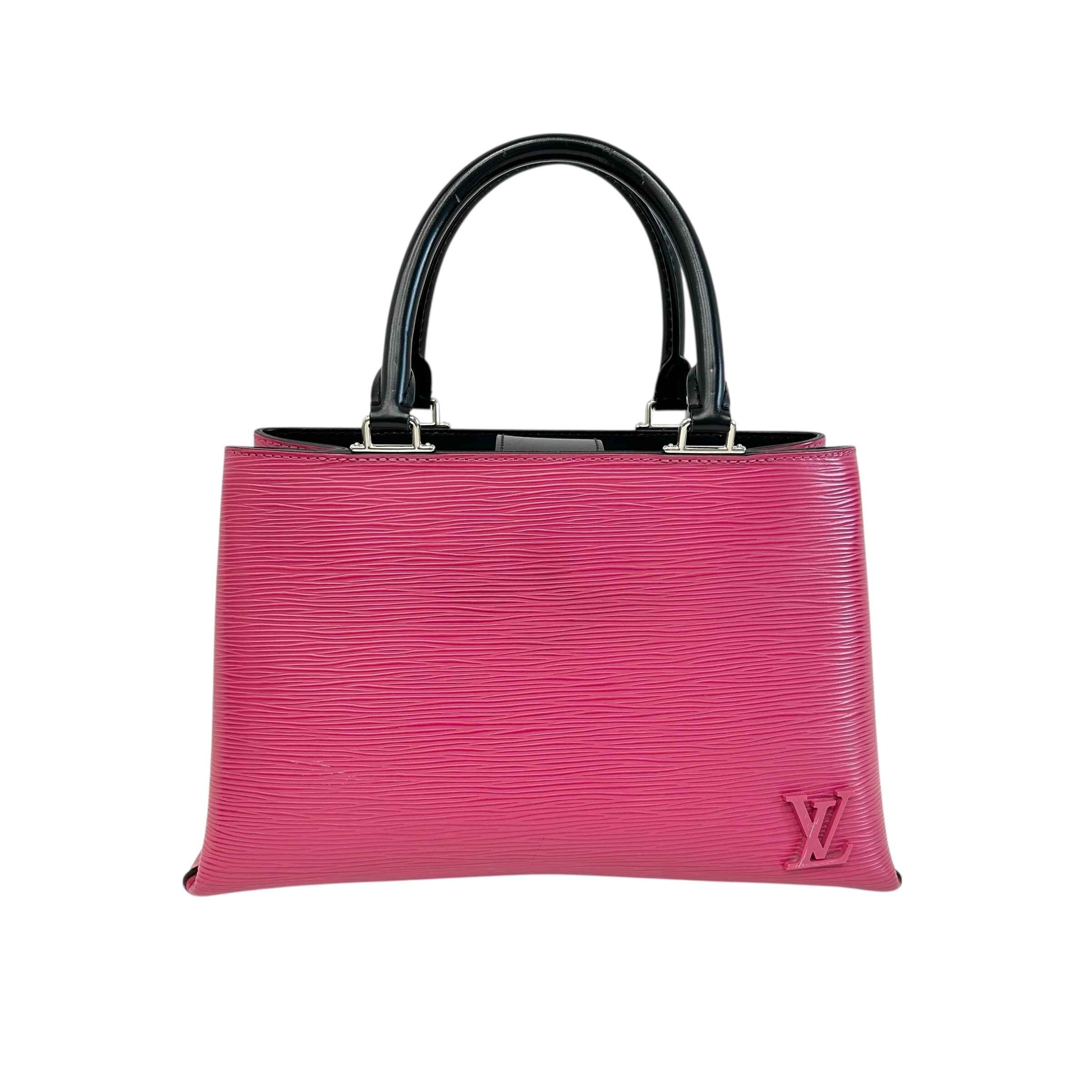 Hot Pink Epi Leather Kleber PM Bag w/GHW