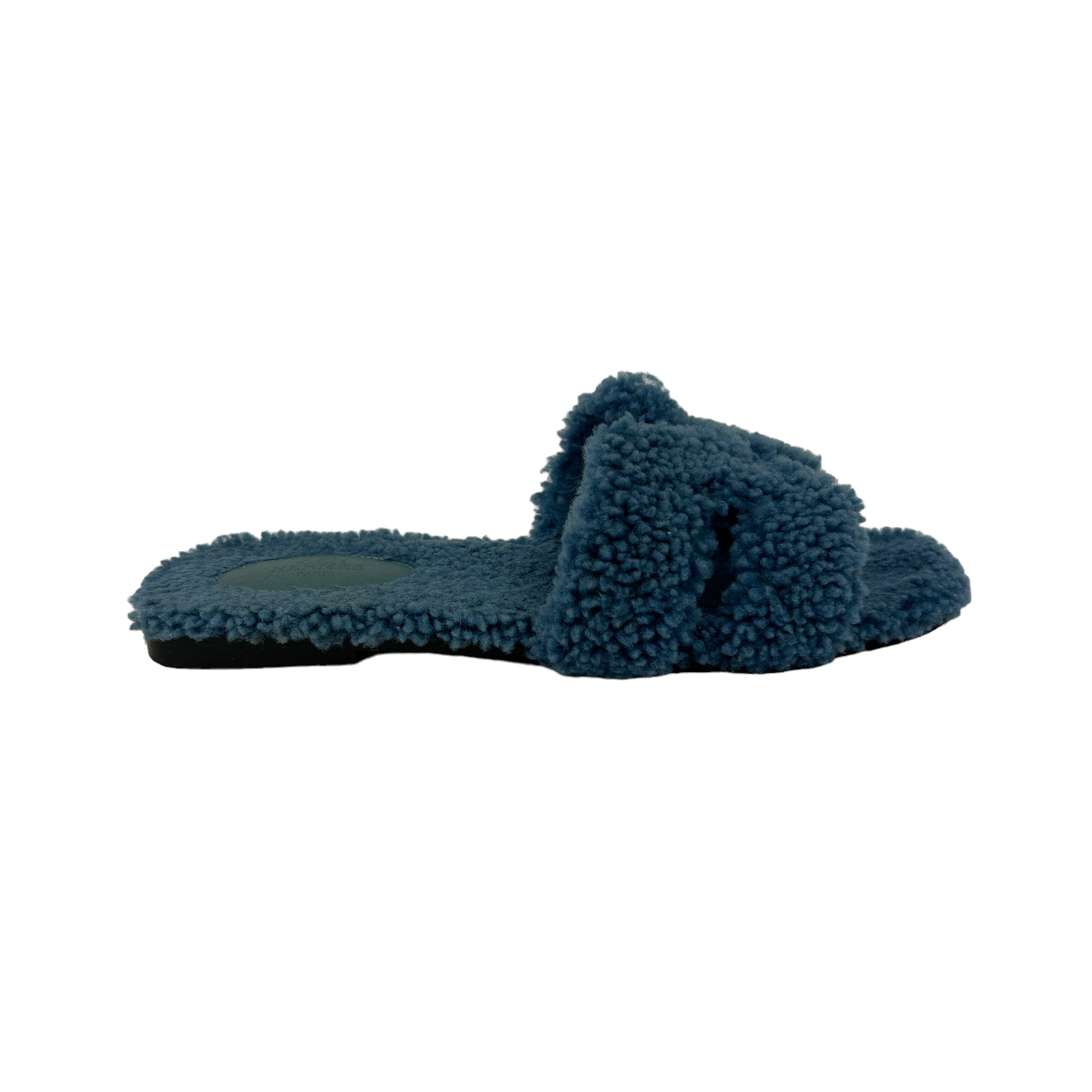 Blue Teddy Oran Sandals