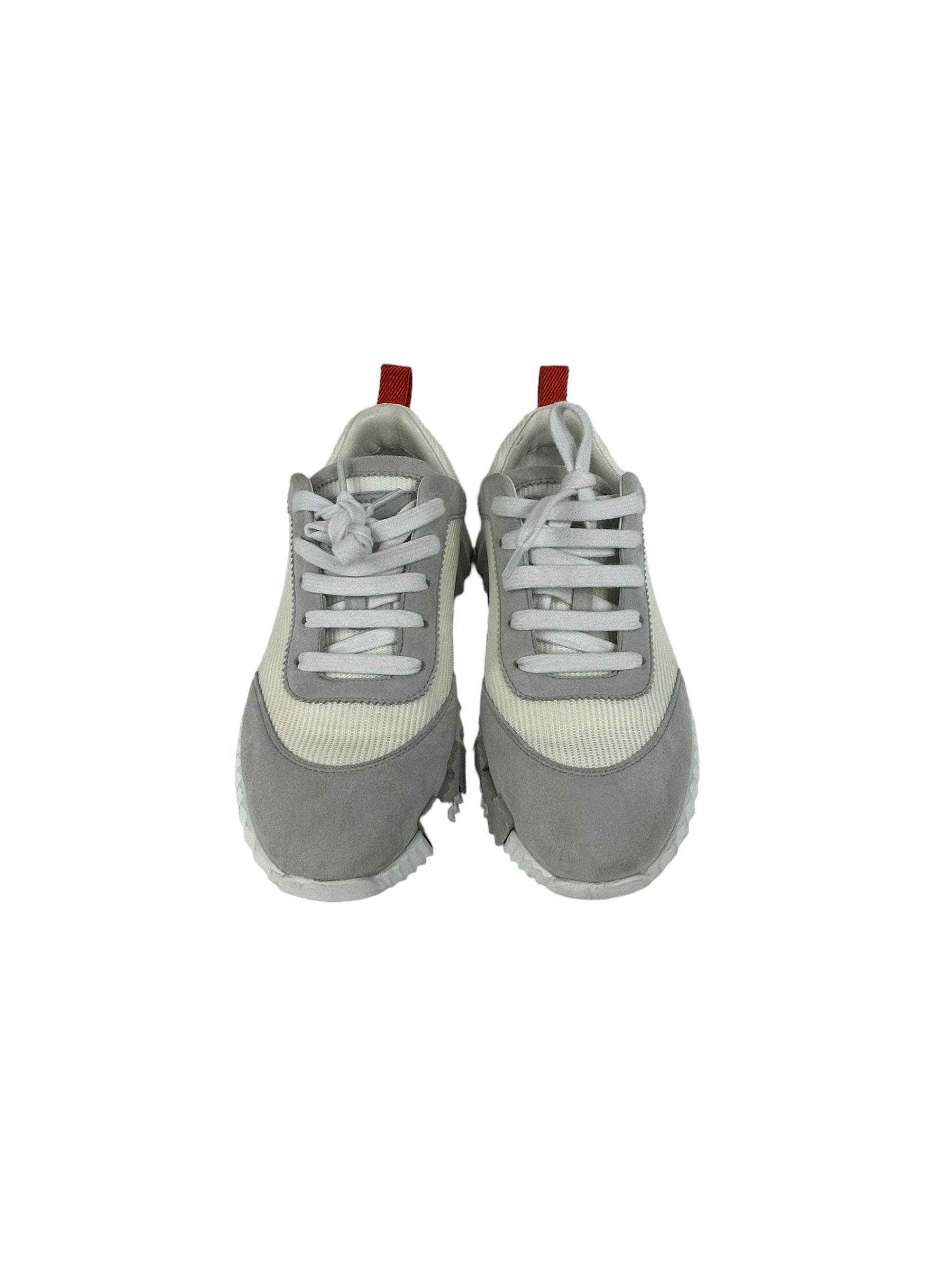 Femme Bouncing White Mesh/Chevre Leather Sneakers