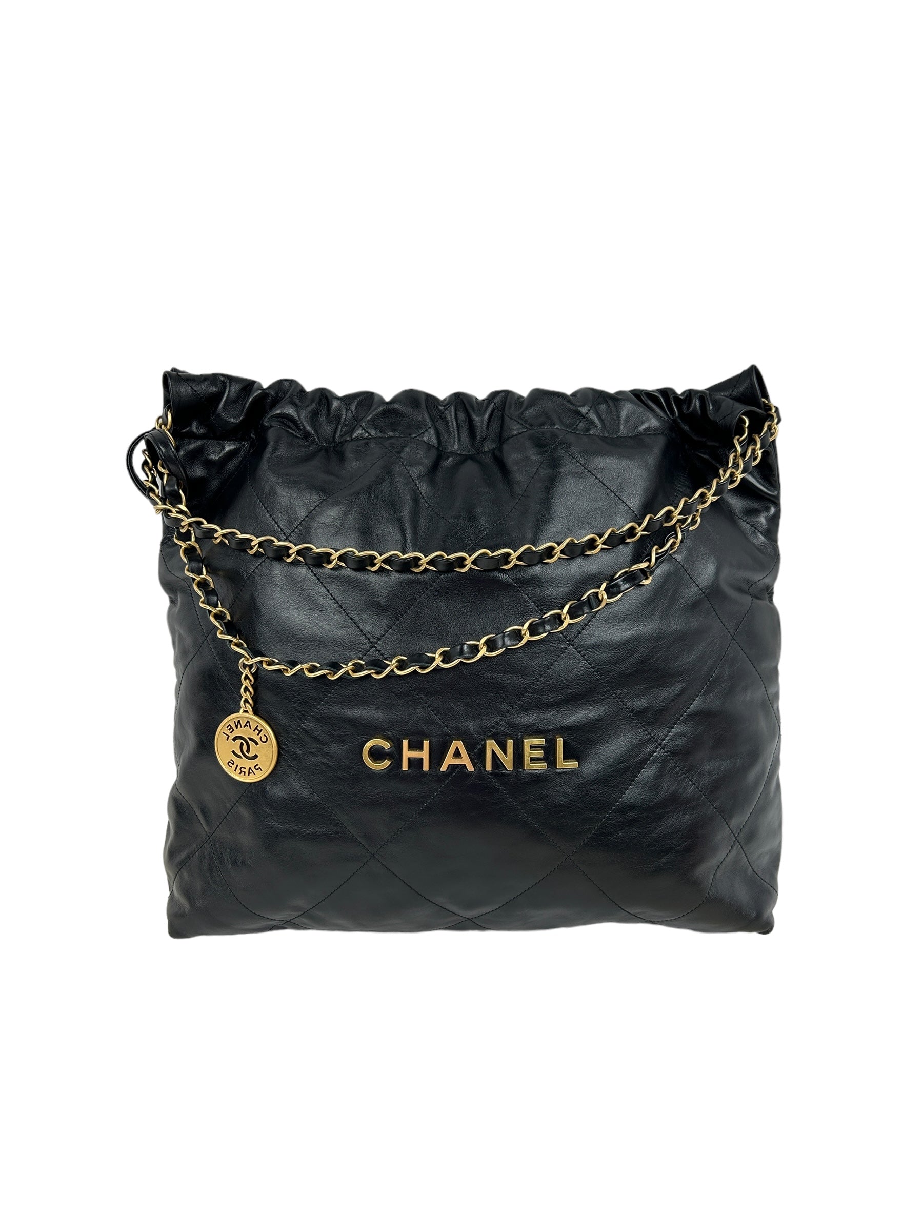 Black Small 22 Bag w/AGHW