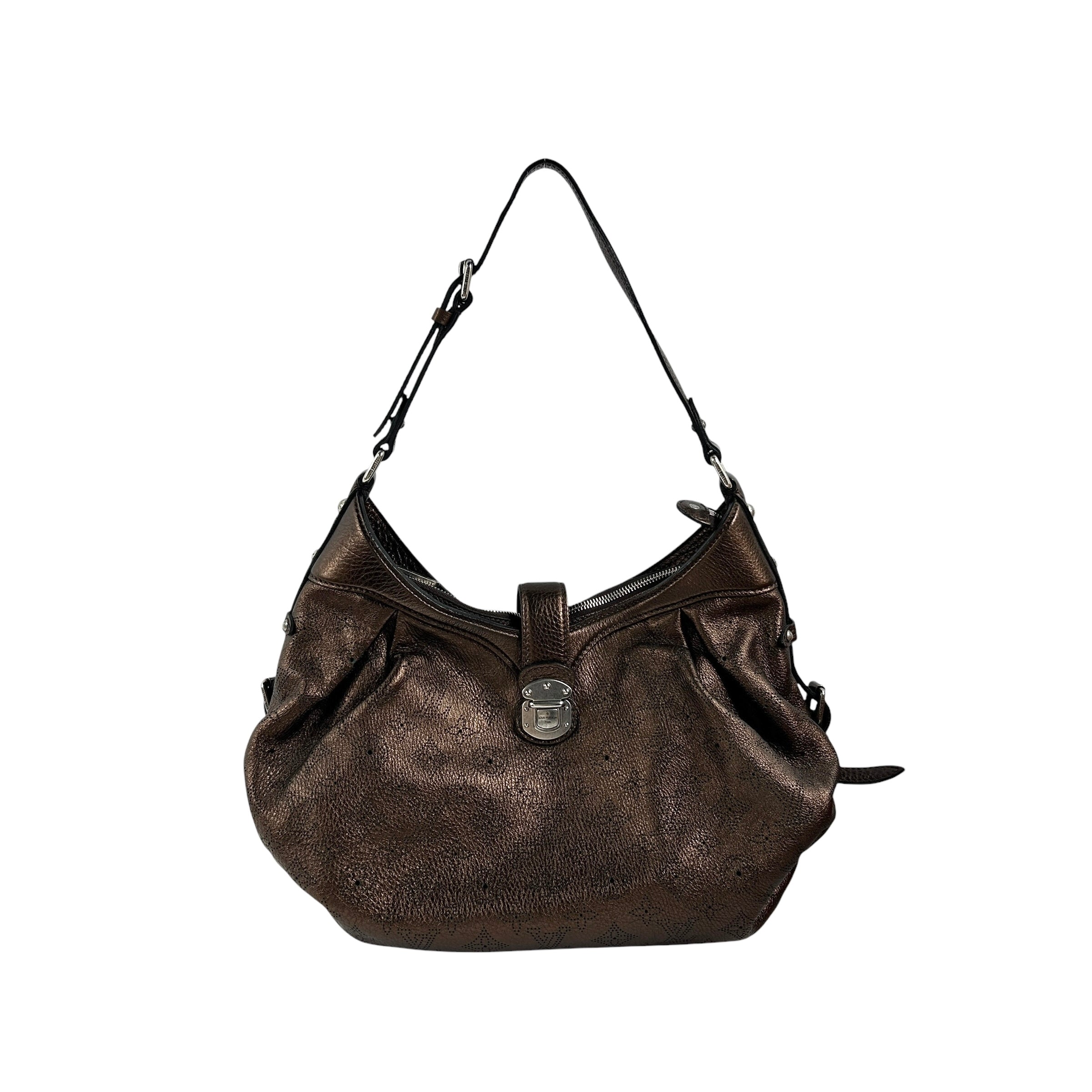 Metallic Mordore Monogram Mahina Leather XS Bag w/SHW
