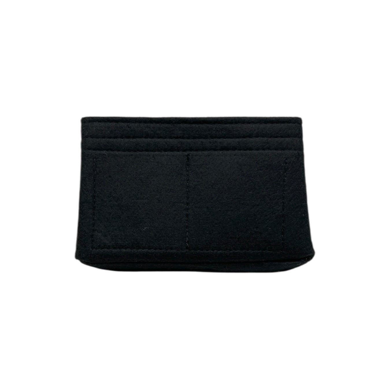 Black Chanel Square Mini Felt Bag Insert/Organizer