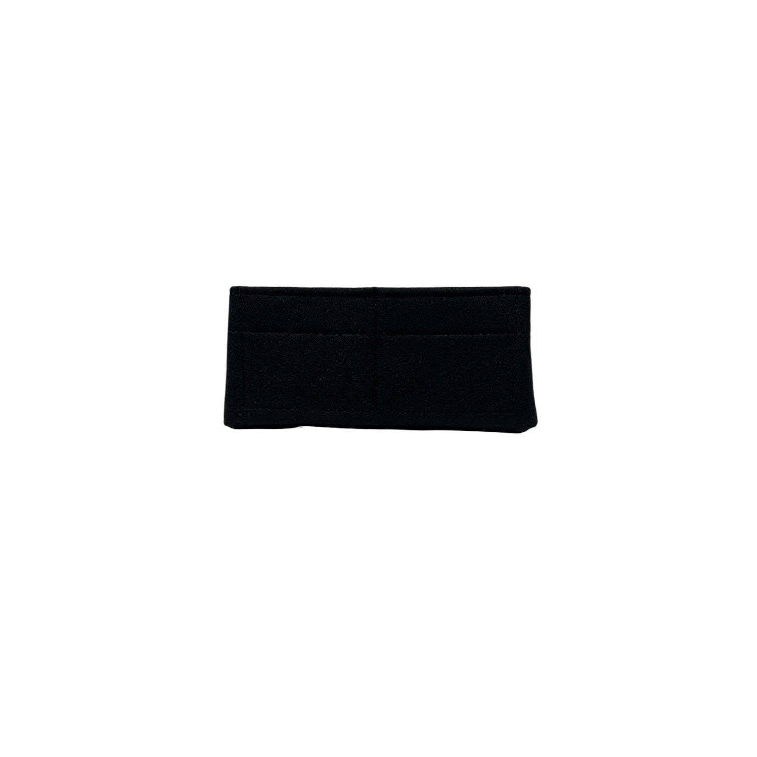 Black Chanel Rectangular Mini Felt Bag Insert/Organizer