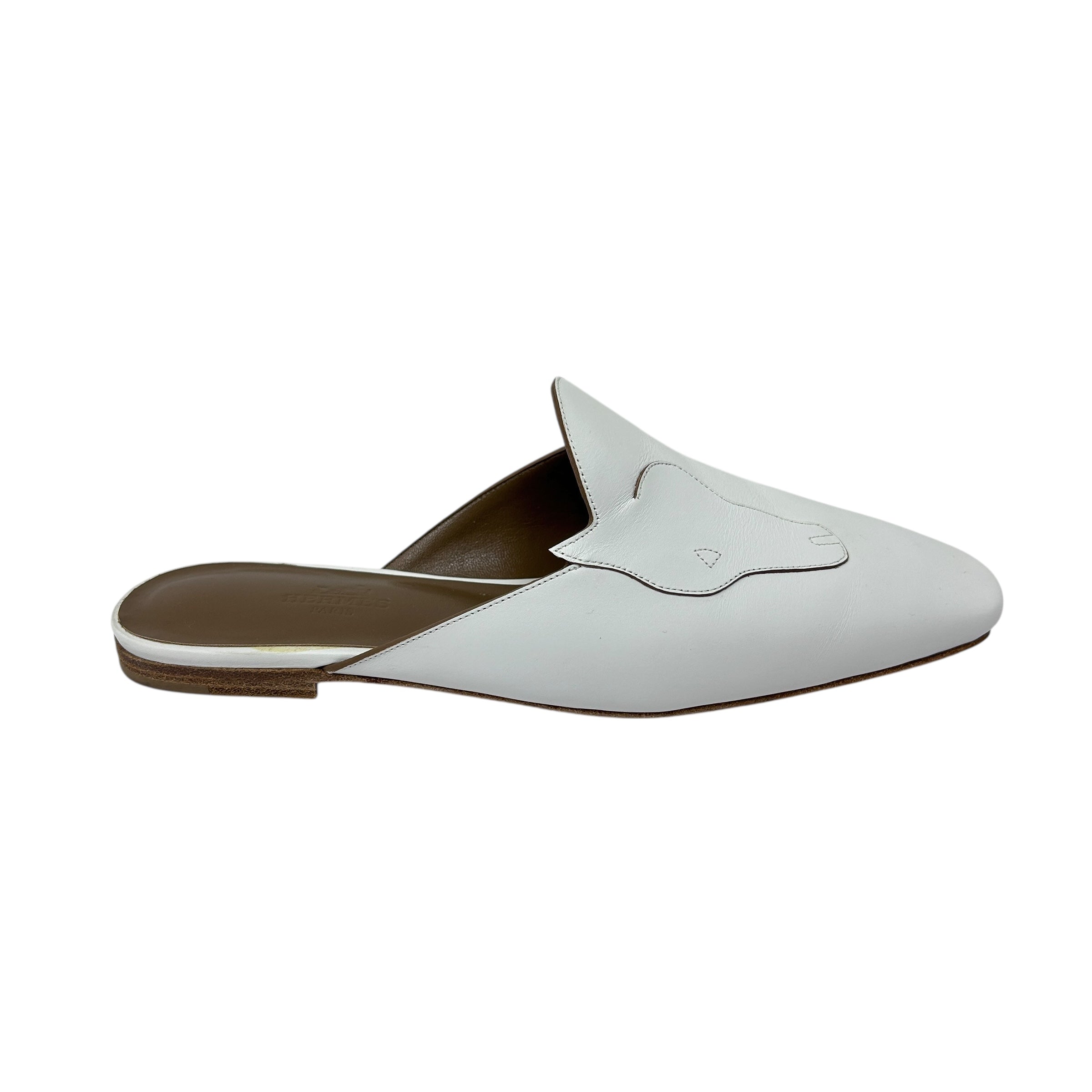 White Tangeria Mule
