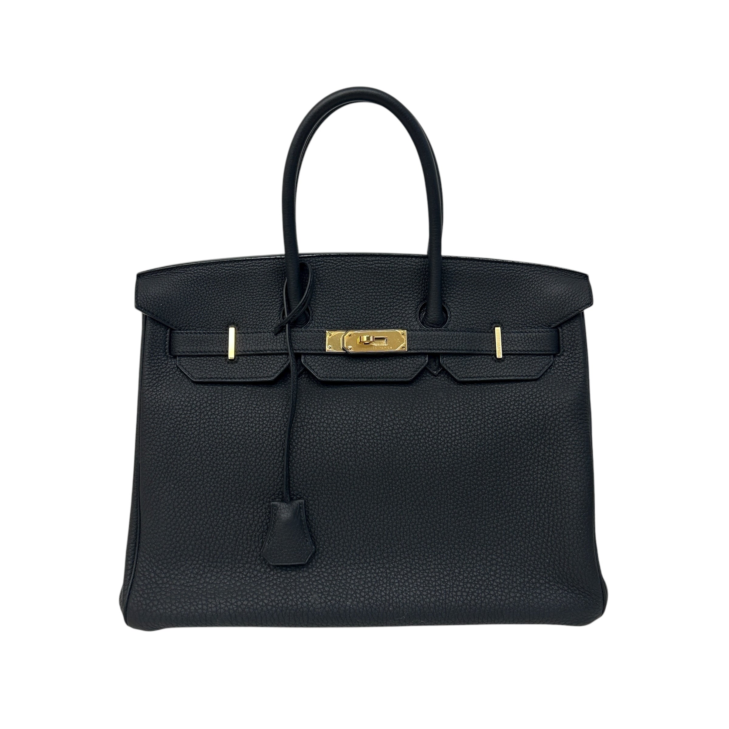 Black Togo Leather Birkin 35 w/GHW